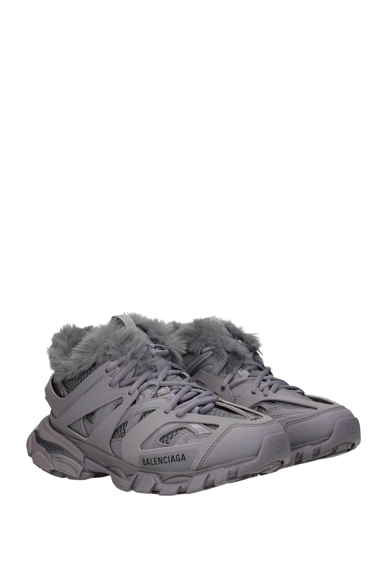 Balenciaga Sneakers Track Fabric in Gray for Men | Lyst