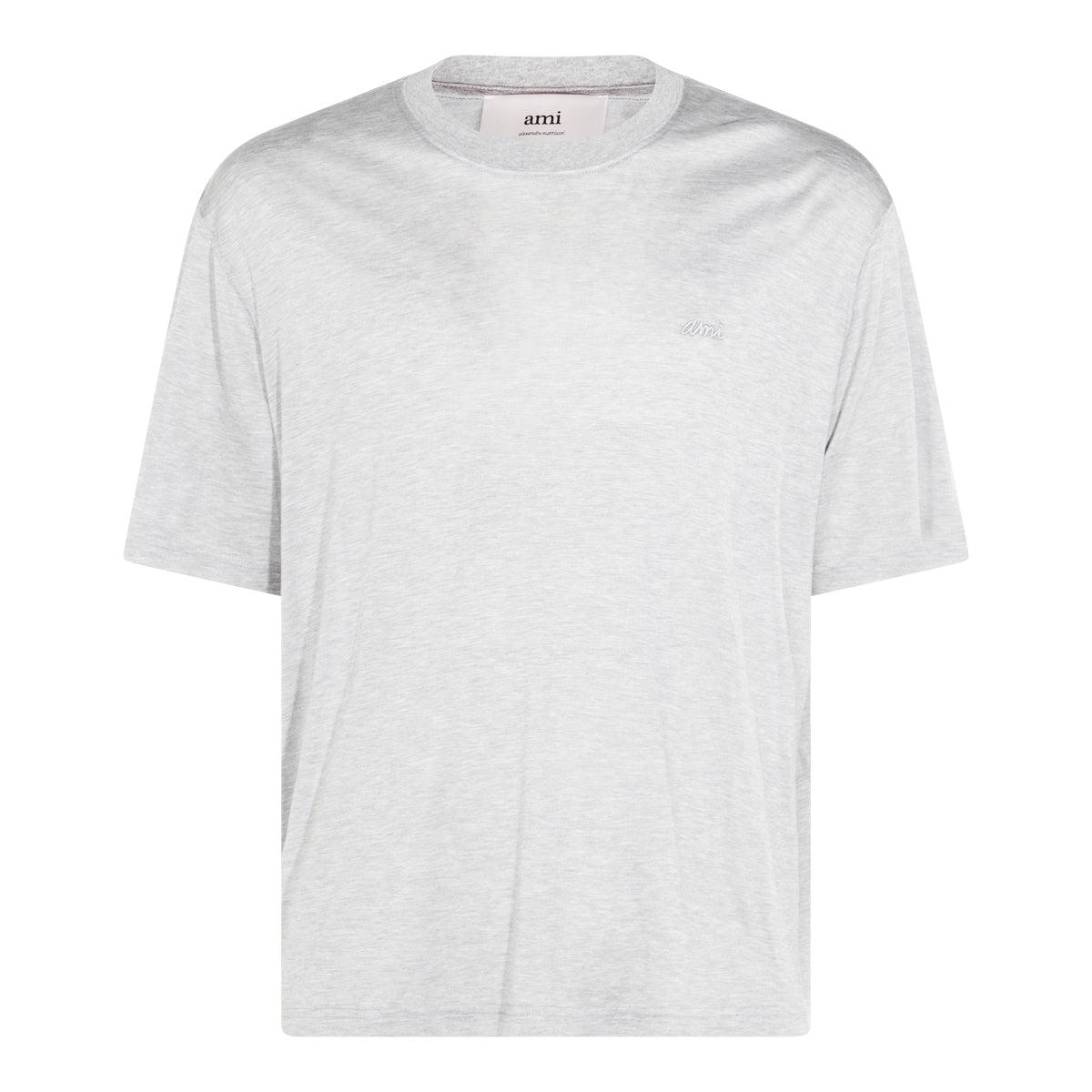 AMI｜SHORT-SLEEVED ROUND NECK T-SHIRTS (UTS021 PA0015 26 251482F110007_1.jpg