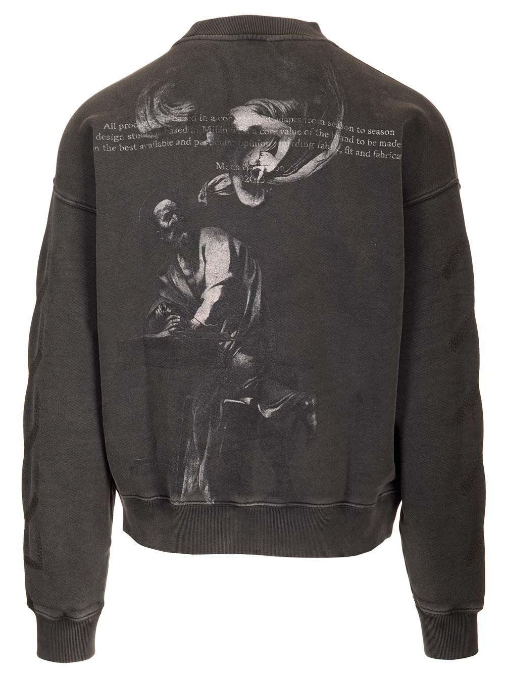 【送料&関税込】Off-White s. Matthew Sweatshirt Off-White c/o Virgil Abloh S. Matthew Sweatshirts in Gray