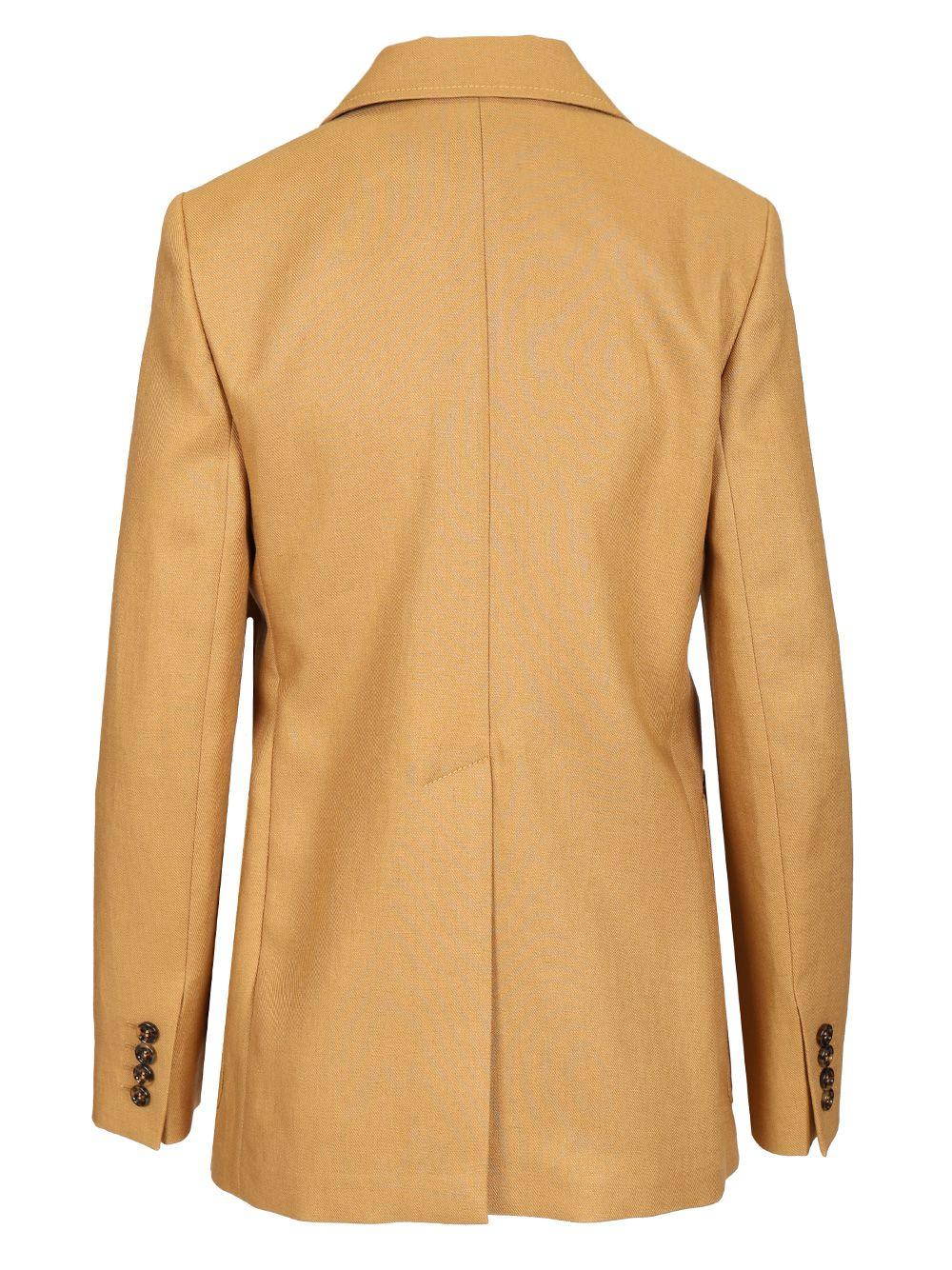 Max Mara Linen Blazer Jackets in Natural | Lyst