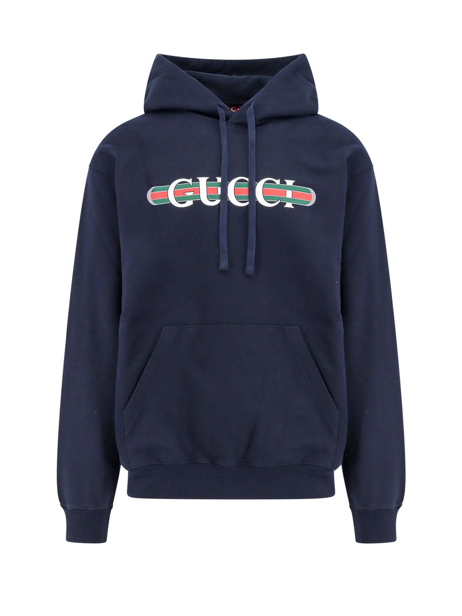 【GUCCI】GG SWEATSHIRT●837678XJHF01000 Printed technical jersey zip sweatshirt in black | GUCCI® US
