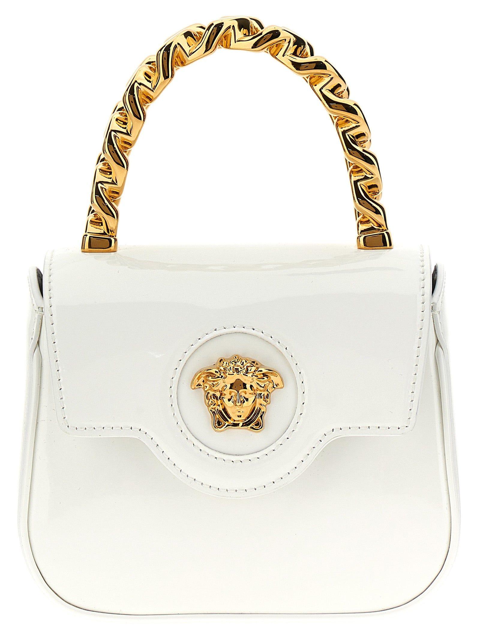 Versace La Medusa Hand Bags White Lyst