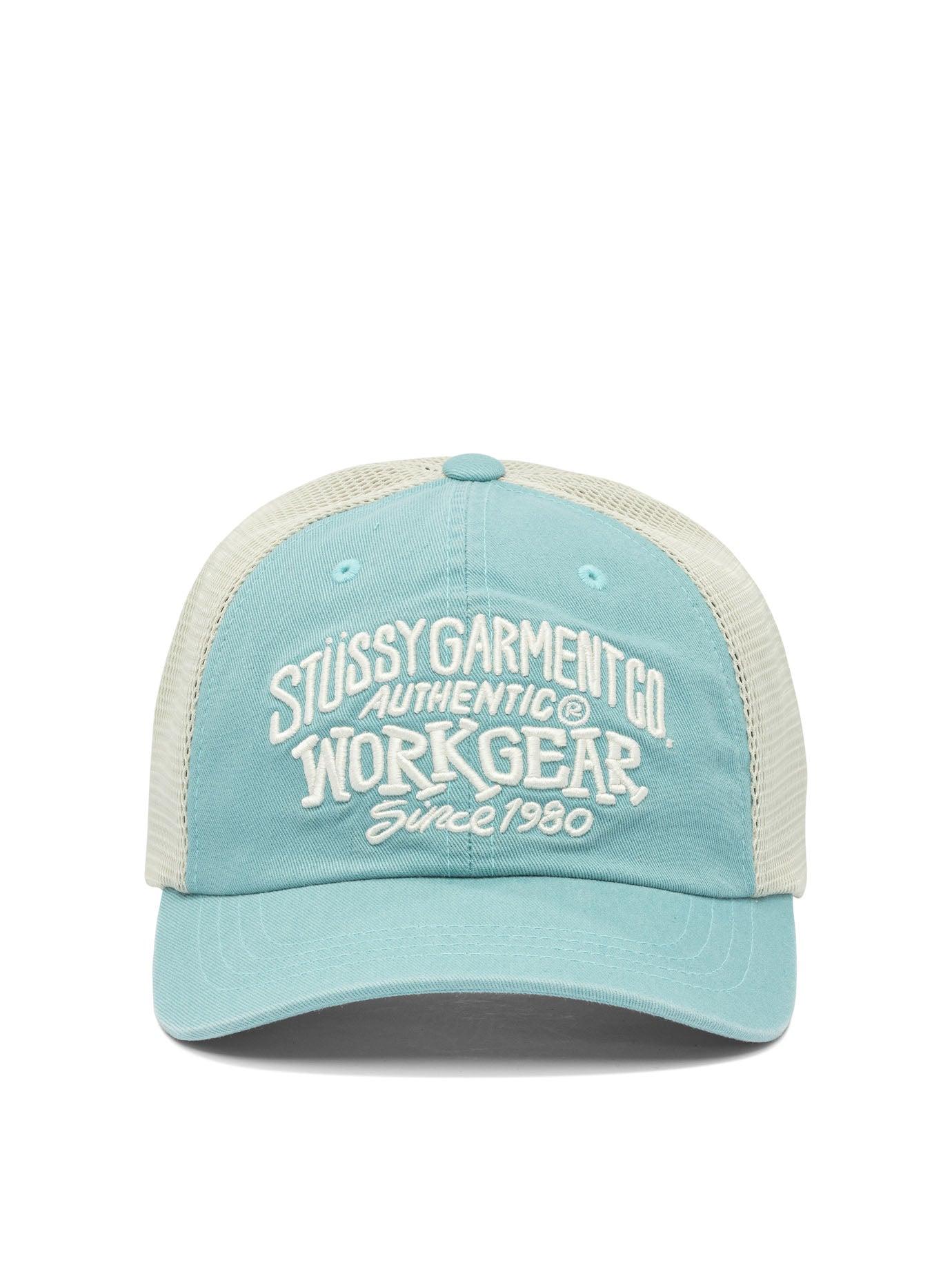 帽子 Stussy 25ss WORKGEAR STRAPBACK TEAL Stüssy - LP Workgear Strapback Cap - Teal – Xhibition