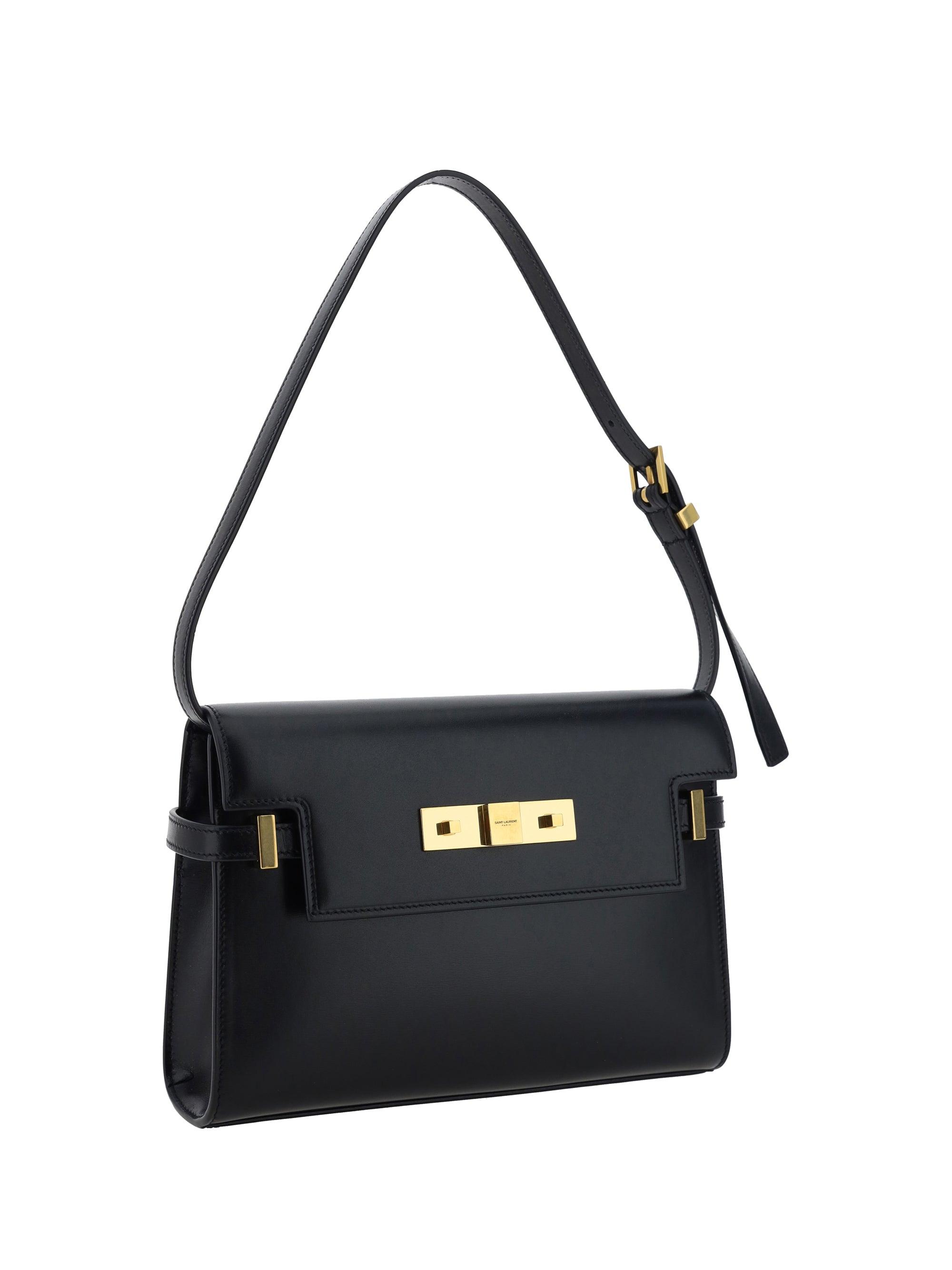 Saint Laurent Manhattan Shoulder Bag - Black Shoulder Bags, Handbags -  SNT145247
