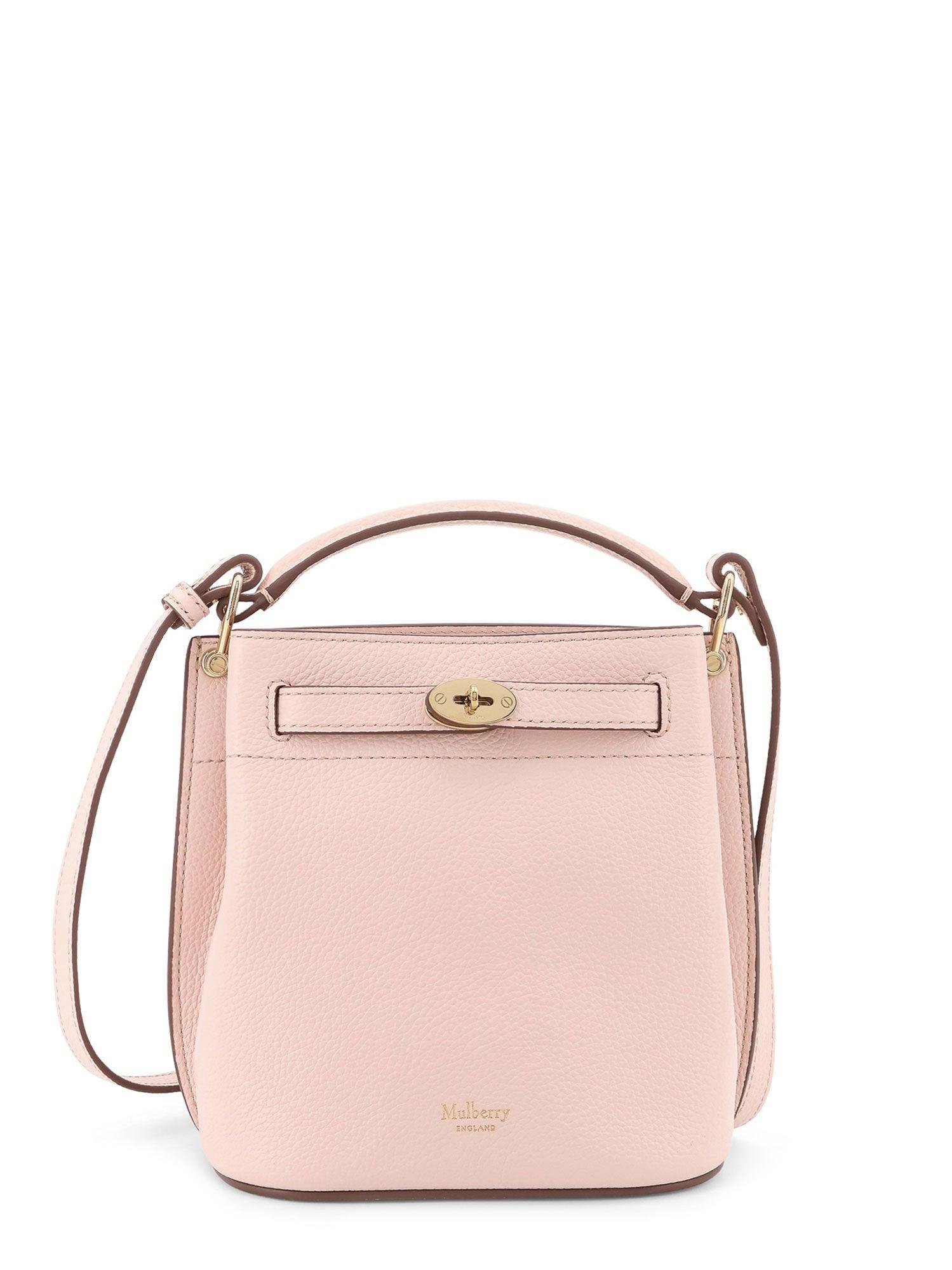 【MULBERRY】BUCKET BAG Mulberry Leather Bucket Bag - Blue Bucket Bags, Handbags