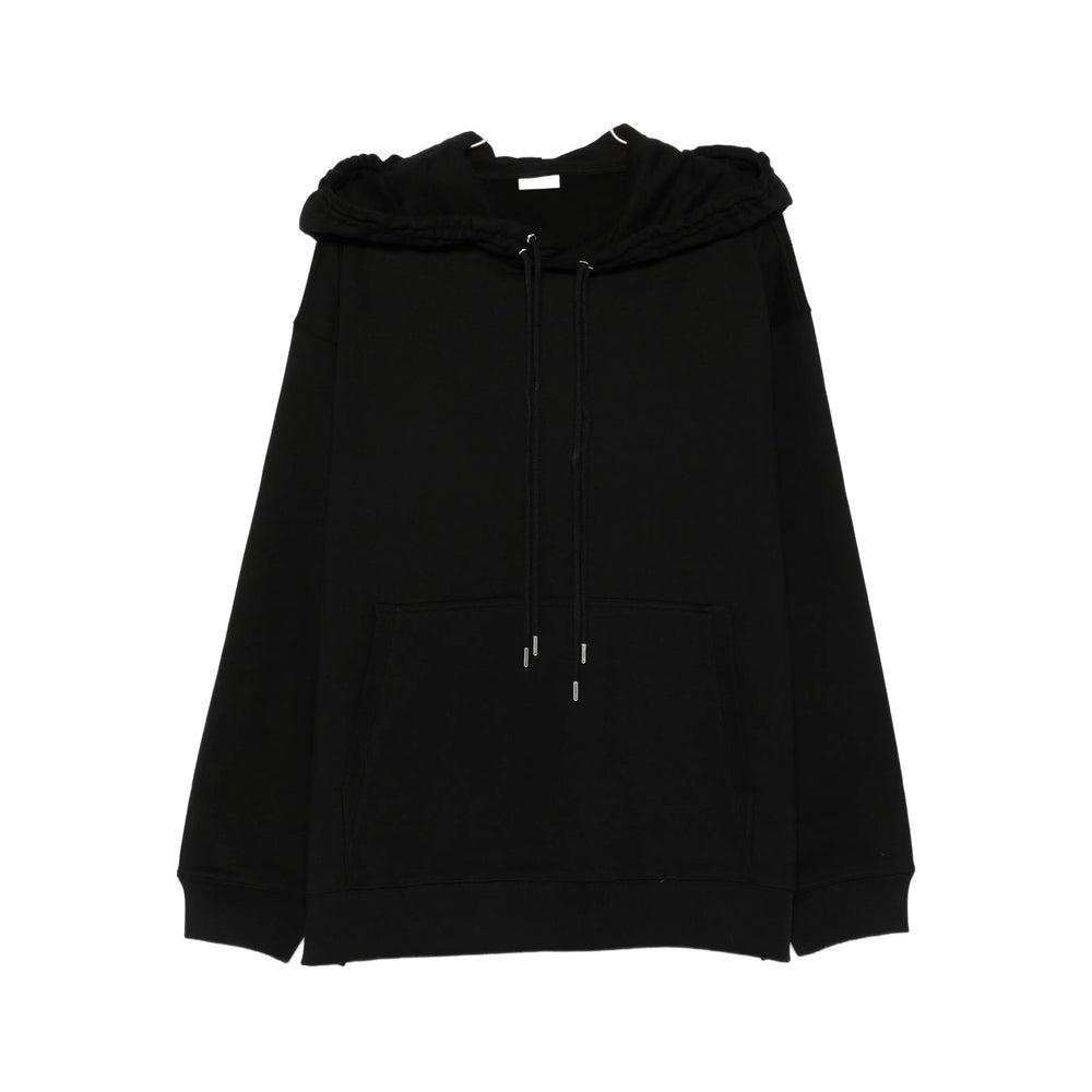 国内発送 dries van noten 黒 総柄 スウェット オーバーサイズ DRIES VAN NOTEN ドリスヴァンノッテン トレーナー HAX SWEATER