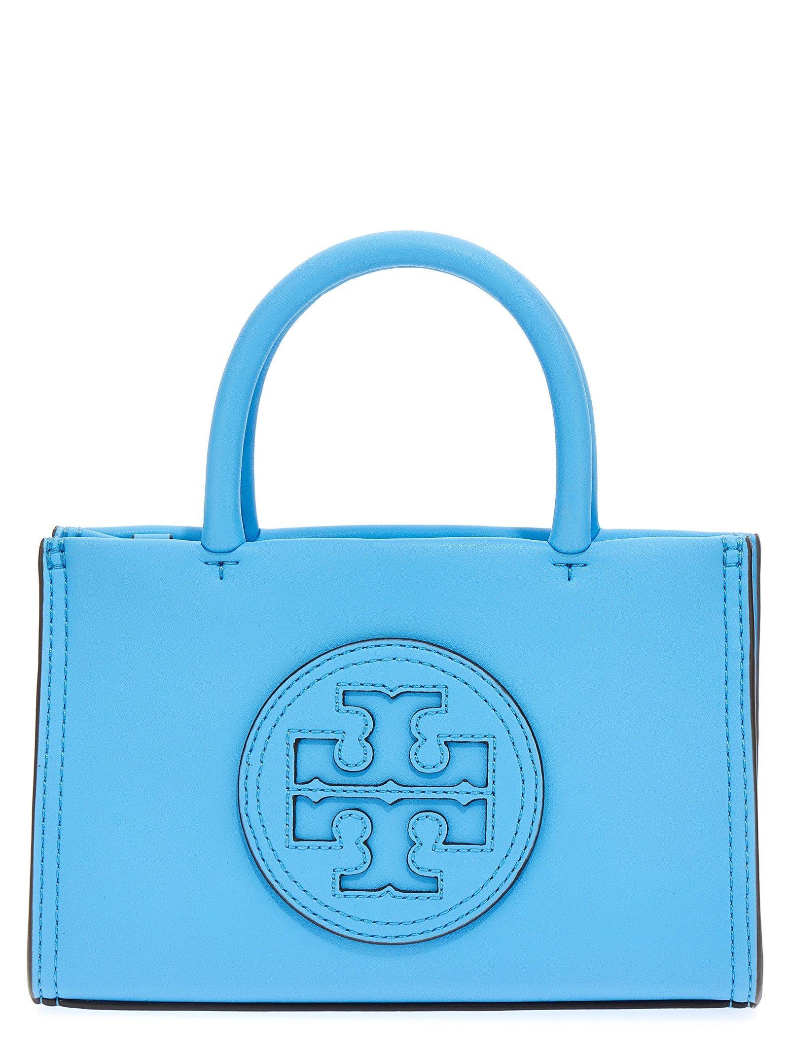 Tory Burch Ella Mini Faux leather Tote Bag in Blue Lyst