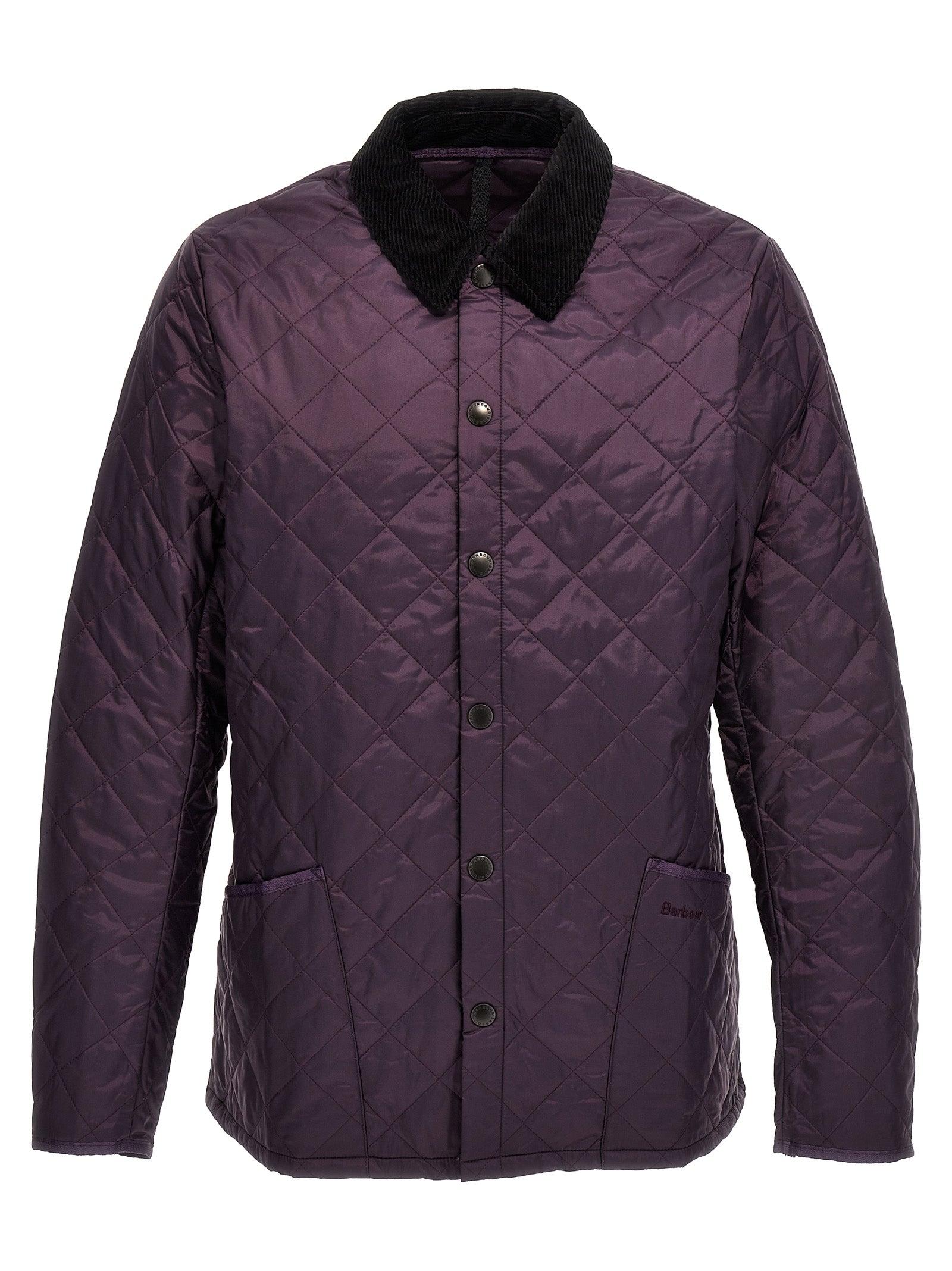 Barbour Heritage Liddesdale Casual Jackets, Parka in Purple for Men | Lyst