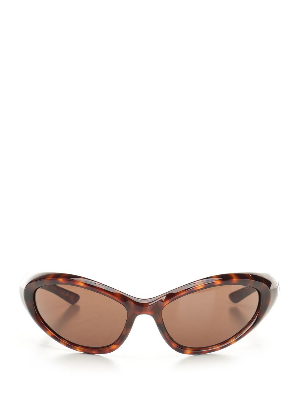 Balenciaga Sporty B Round Af Glasses in Pink | Lyst