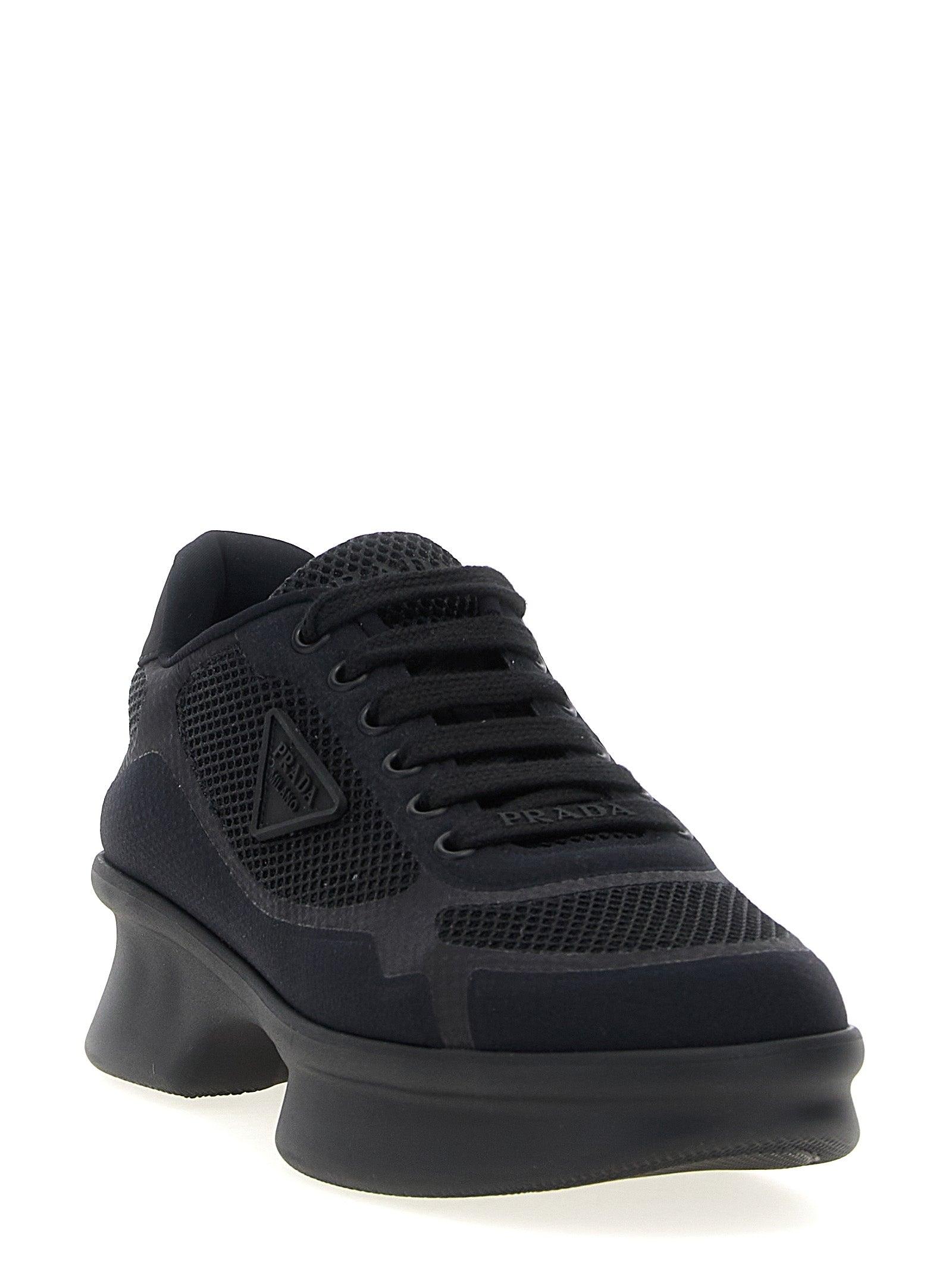 スニーカー PRADA Mesh sneakers Black Prada Mesh Sneakers in Black | Lyst