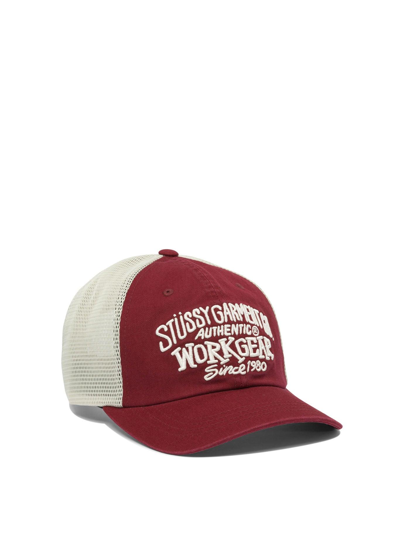 Stussy Low Profile Workgear Strapback Cap in Red for Men | Lyst