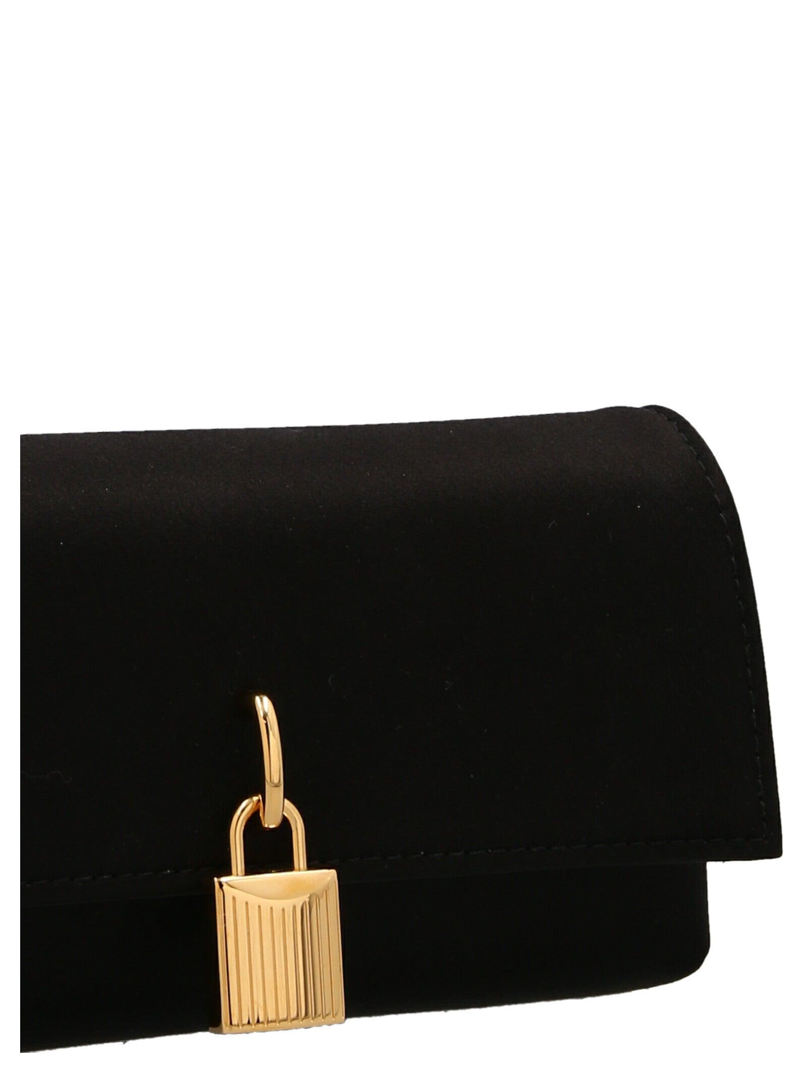 Tom Ford - Ava Black Satin Clutch