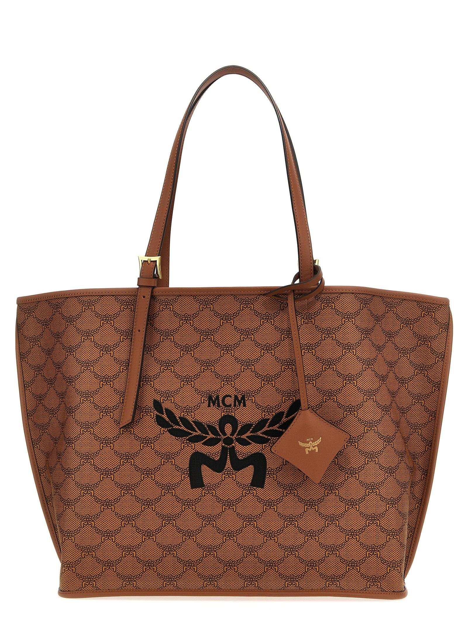 [MCM]★Himmel Lauretos Shopper Medium Himmel Shopper in Lauretos Beige | MCM ®US