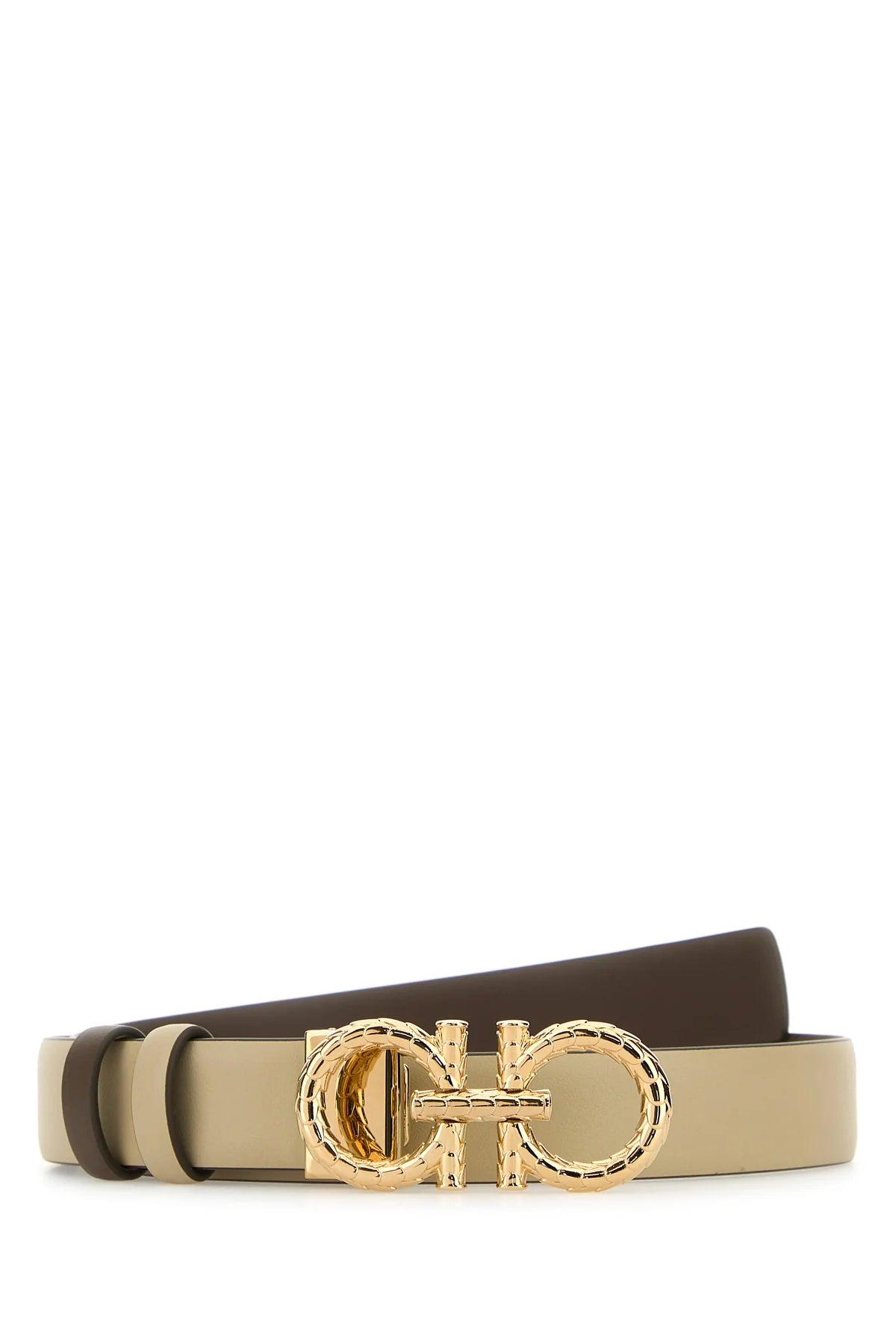 ベルト SALVATORE FERRAGAMO SAND LEATHER REVERSIBLE BELT Ferragamo Salvatore Sand Leather Reversible Belt | Lyst