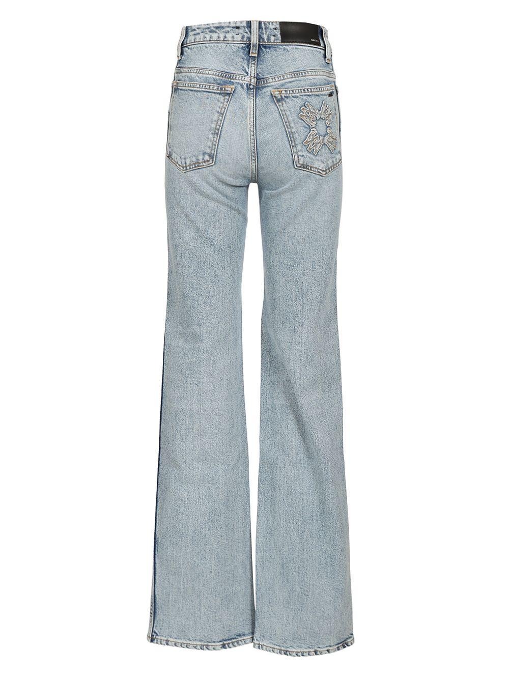 Amiri Slim With Ma Quad Patch Jeans Light in Blue | Lyst