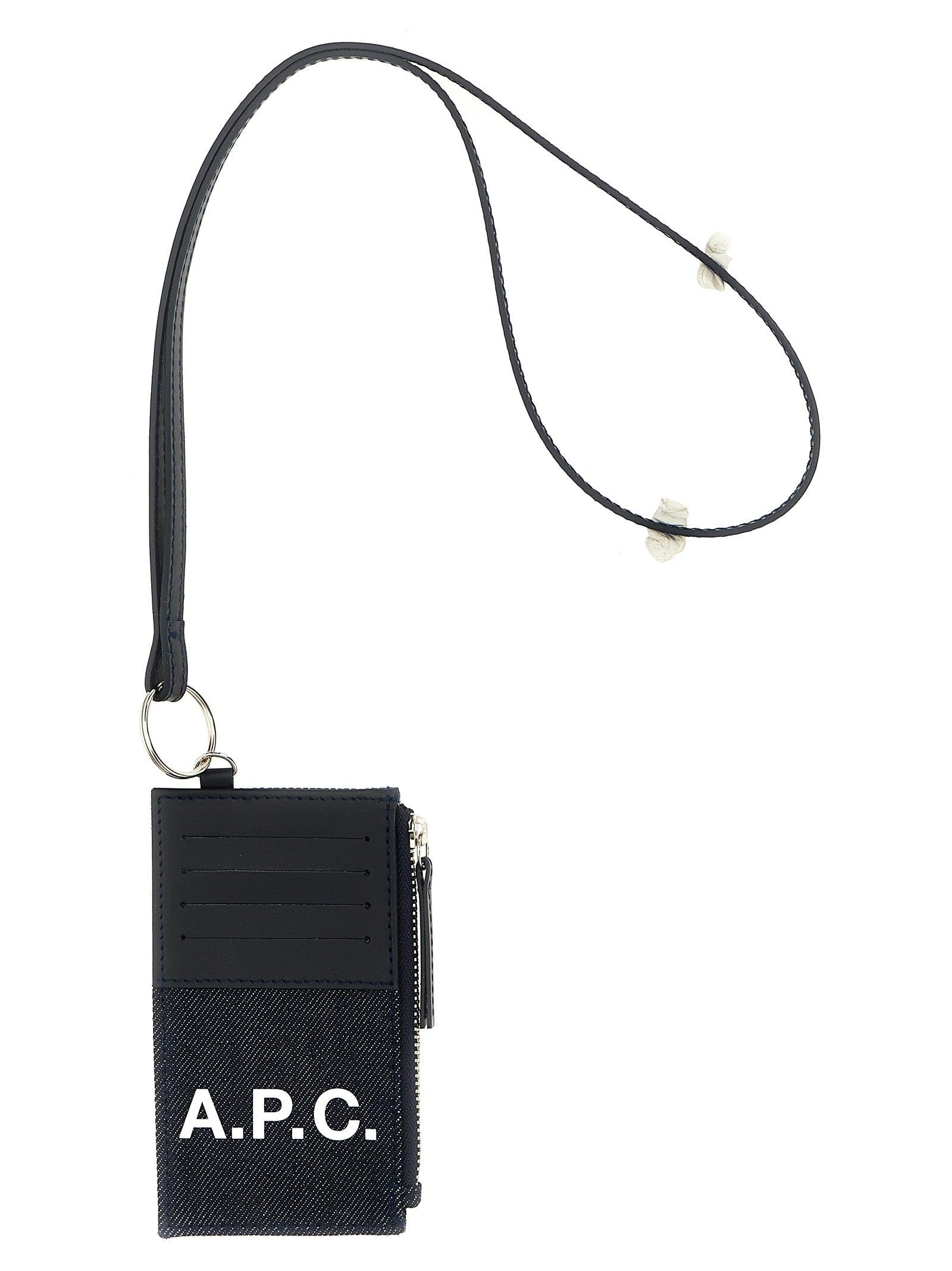 A.P.C. Axelle Wallets, Card Holders in White | Lyst