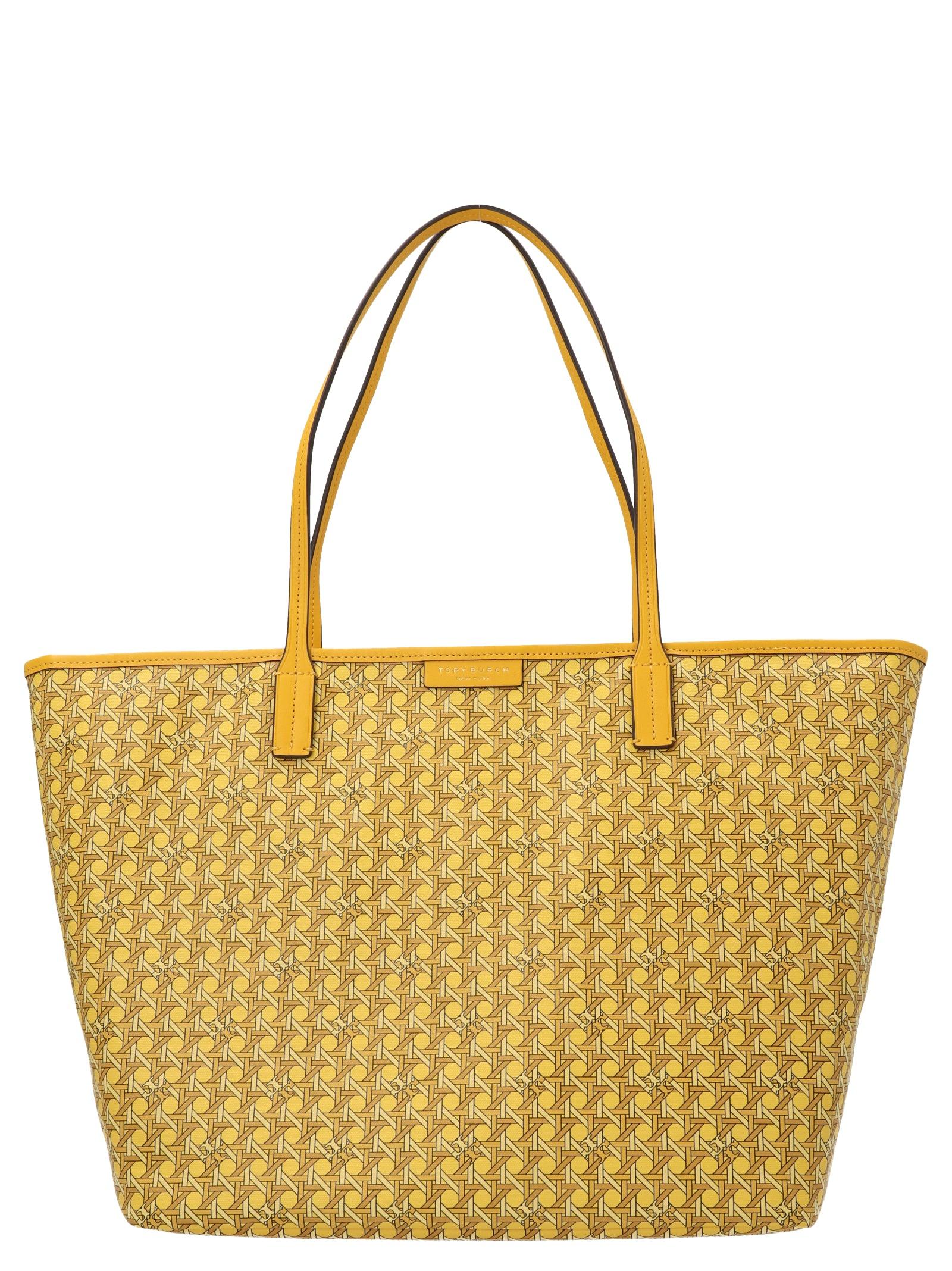 Tory Burch Basketweave Shopping Bag in Metallic Lyst