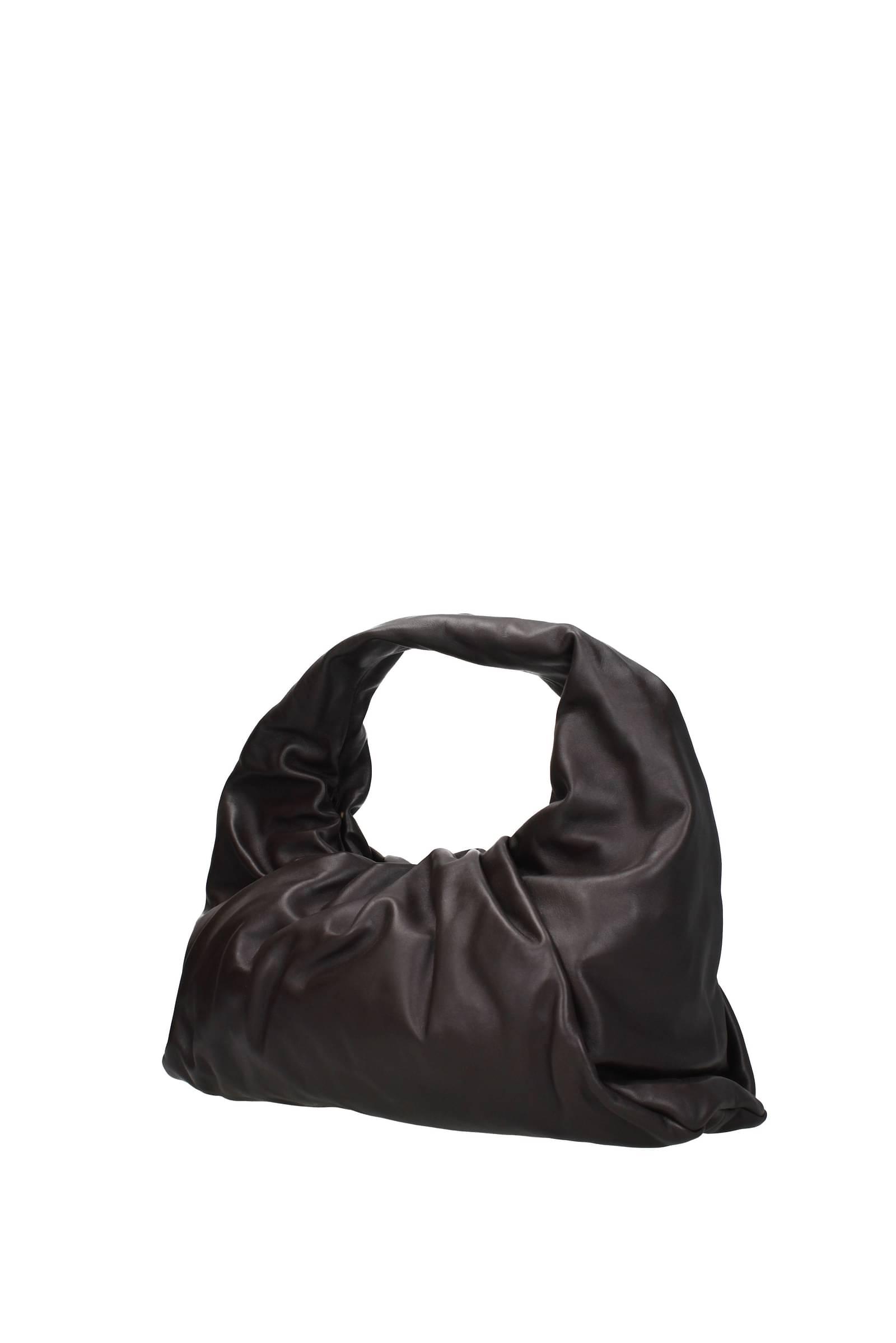 Bottega Veneta The Mini Pouch Dark Brown Leather Crossbody Bag