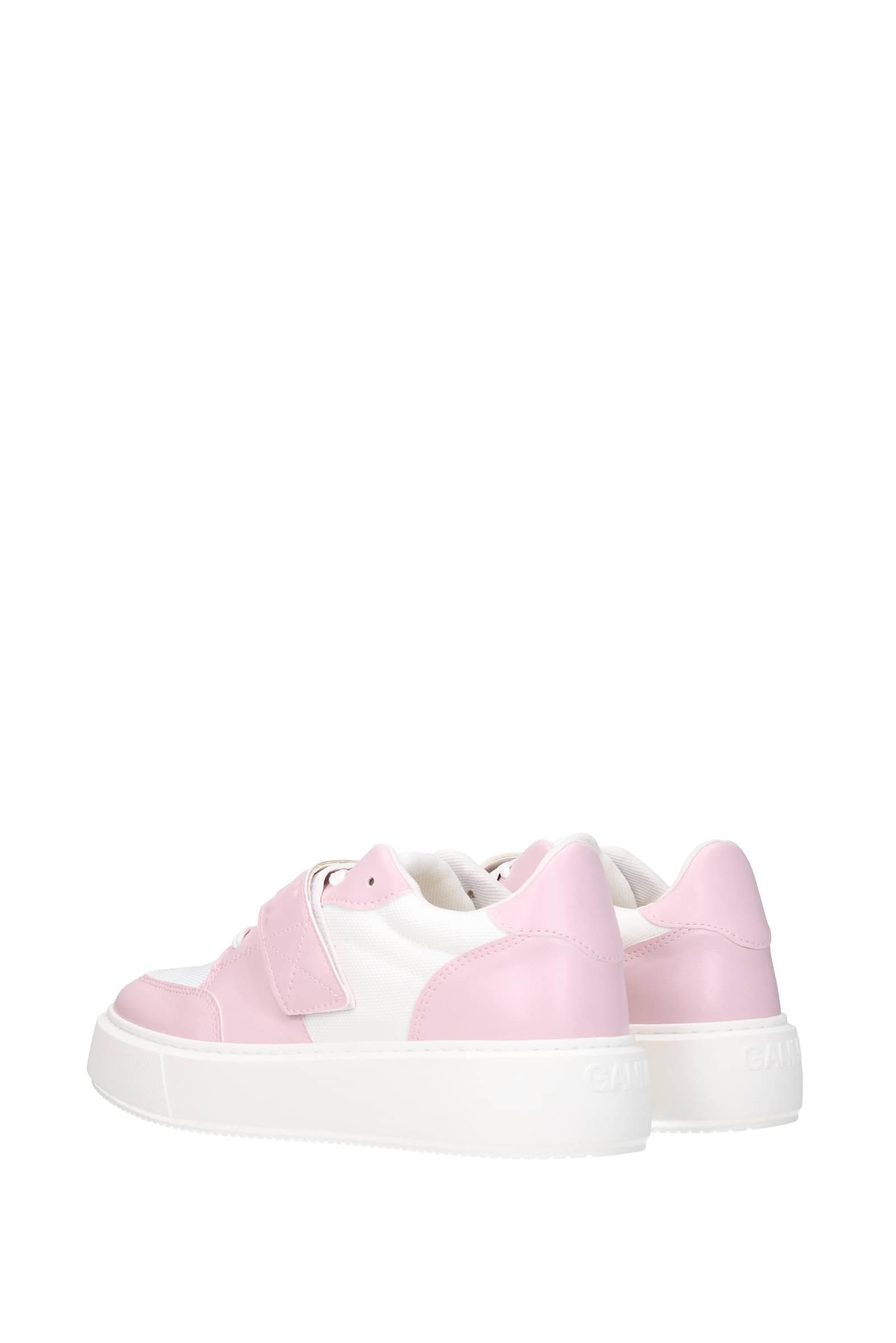 Sneakers Leather White in Pink | Lyst