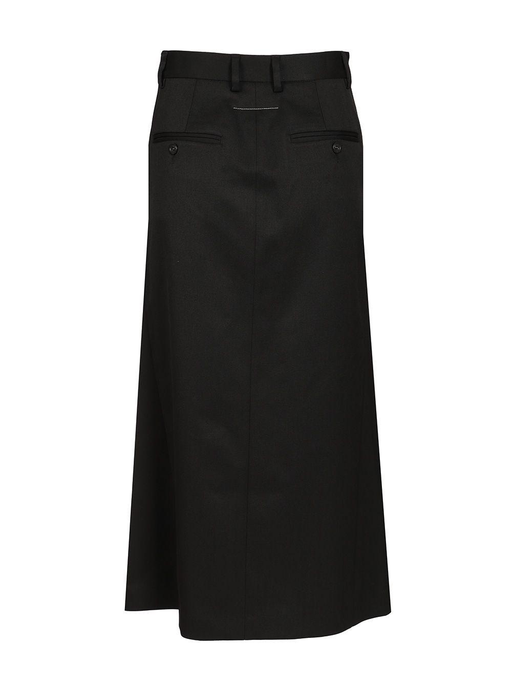 Maison Margiela Back Slit Midi スカート MM6 by Maison Martin Margiela Skirts for Women | Online Sale