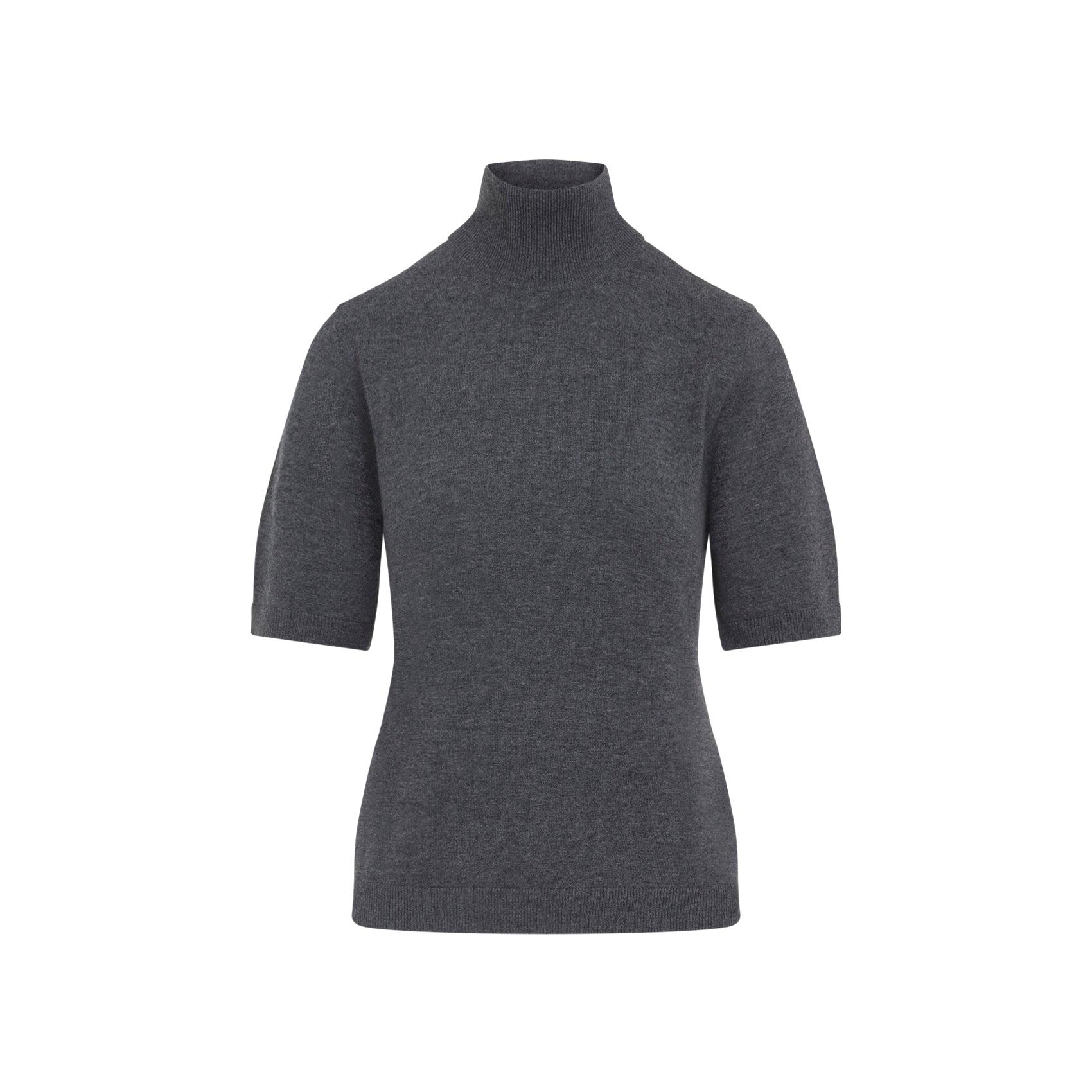 Tシャツ・カットソー S Max Mara Baldo Turtleneck Knit Gray 93660433600002 9366043 Turtleneck clothing | Max Mara