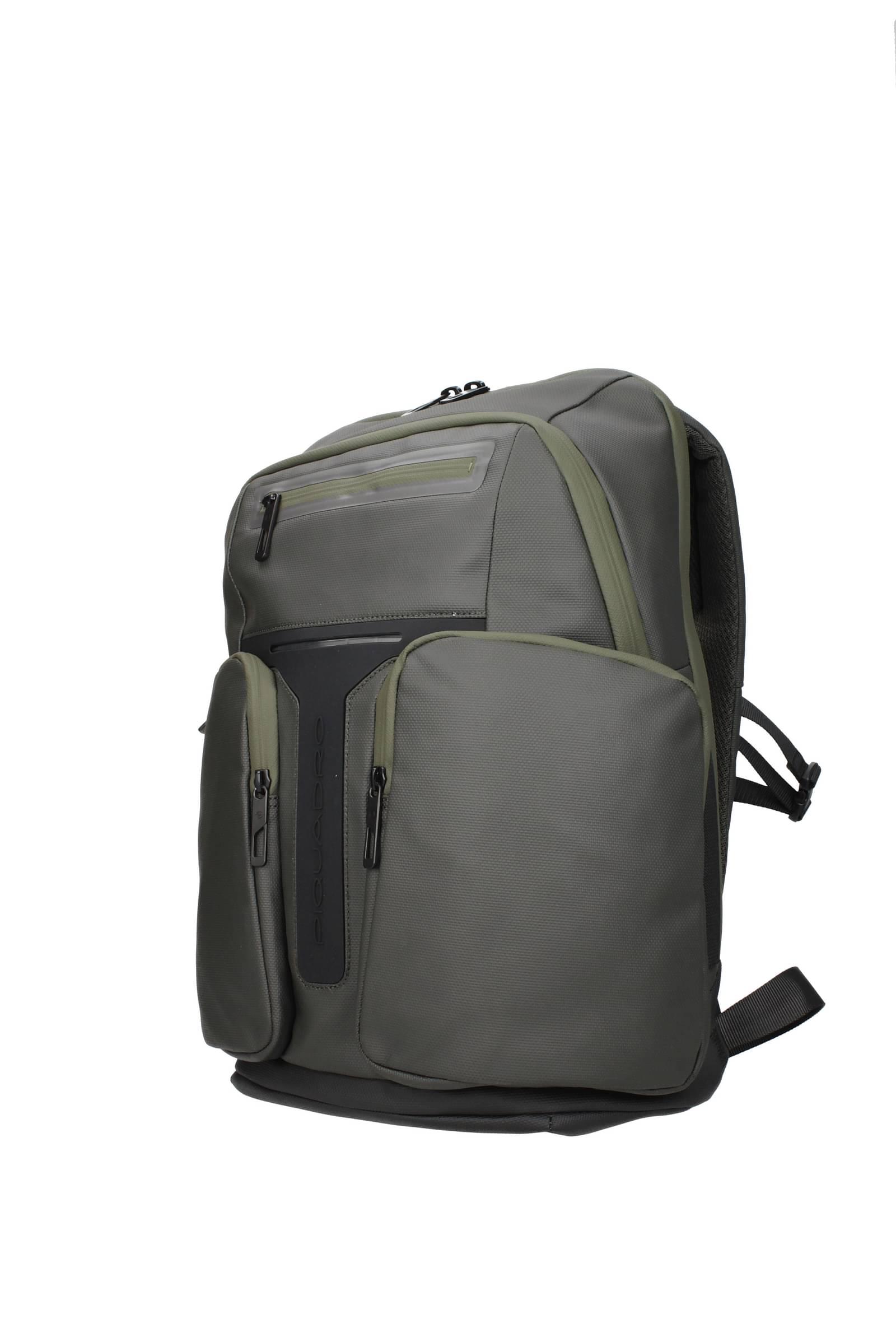 Piquadro Backpack And Bumbags Leather Dark Grey in Black for Men | Lyst