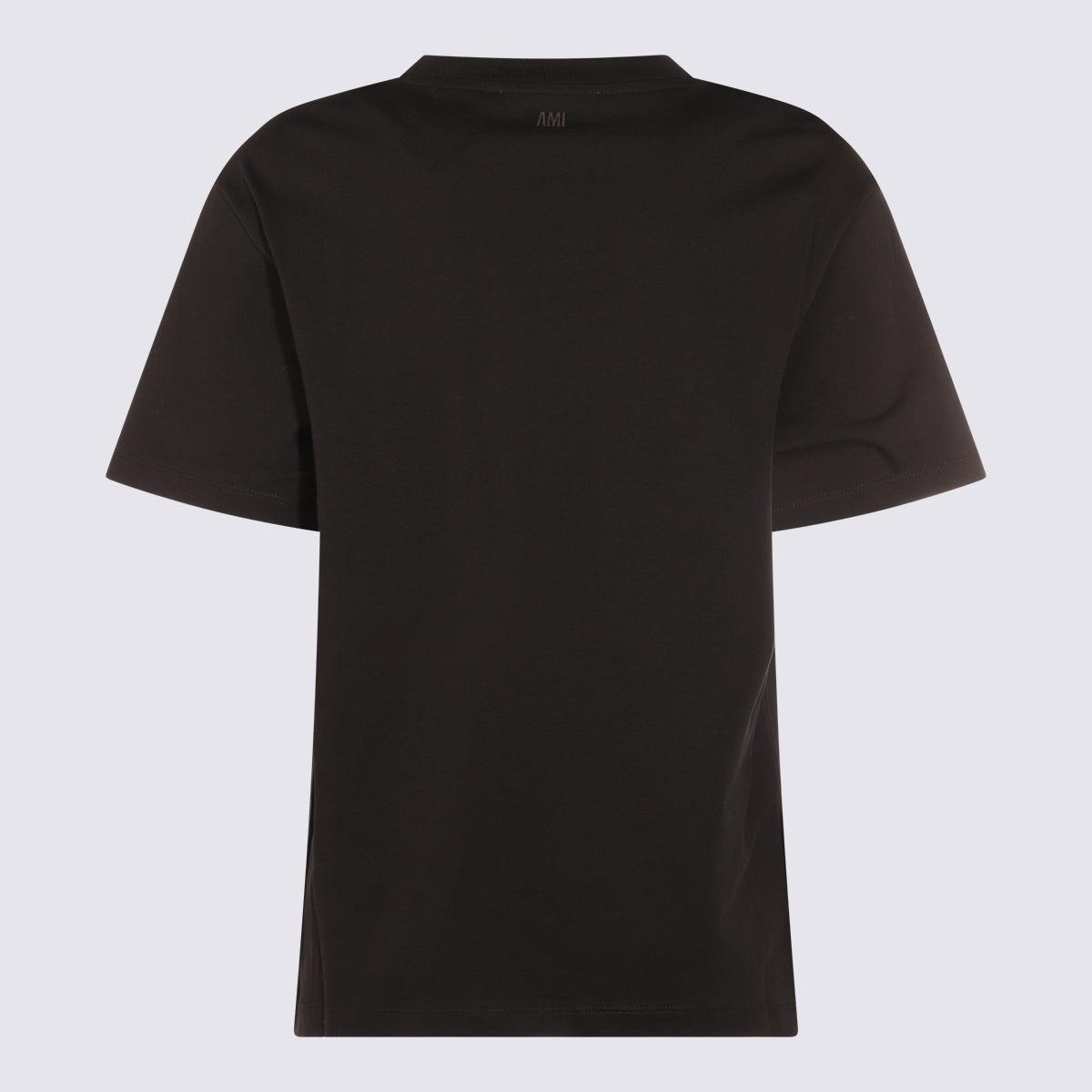 ★AMI PARIS★ Logo Short Sleeve T-Shirt Roden HTS048JE011937 AMI Paris Ami De Coeur short-sleeve T-shirt | Pink | FARFETCH