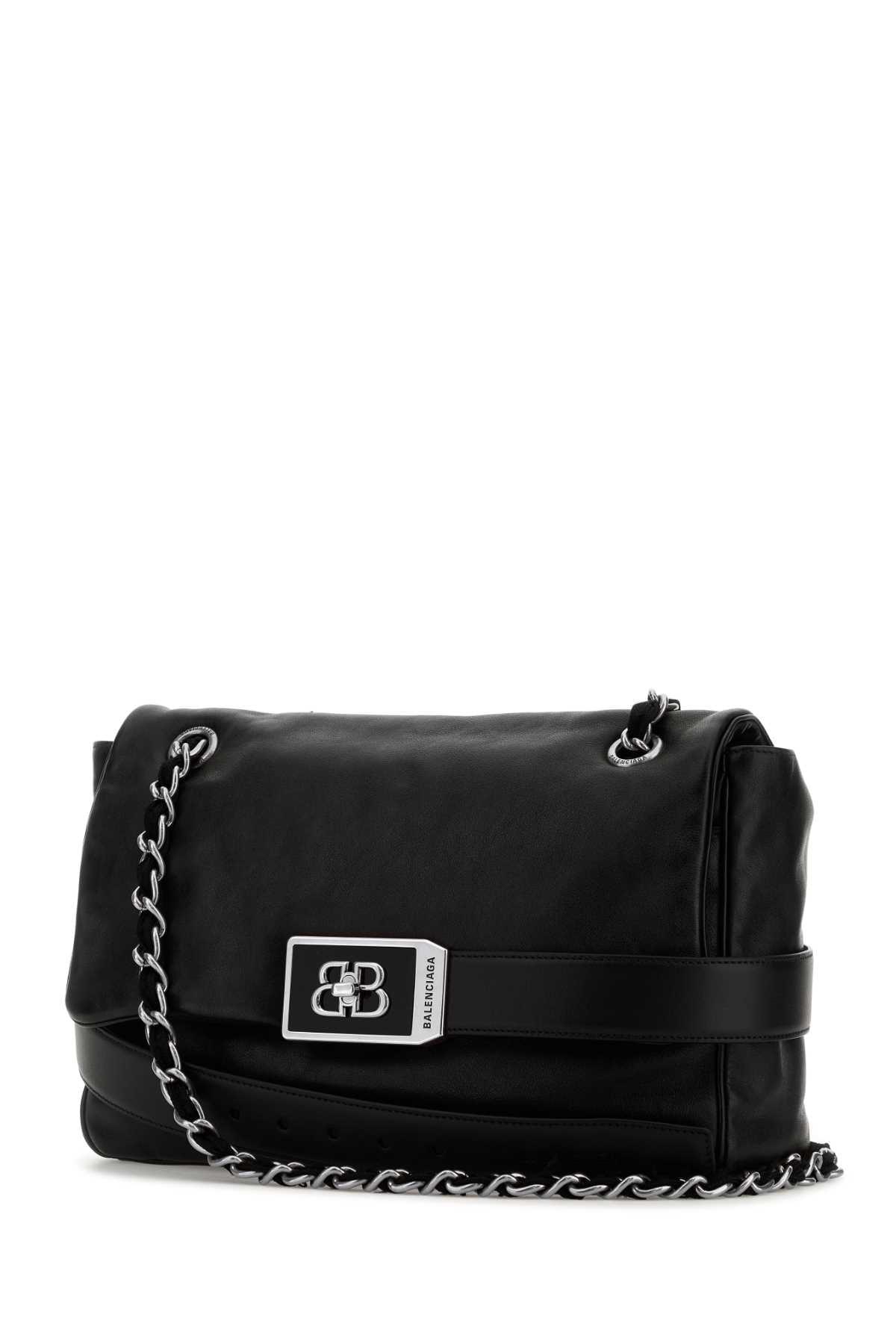 ショルダーバッグ・ポシェット Balenciaga Black Leather Modu Shoulder Bag Balenciaga Leather Modu Shoulder Bag in Black | Lyst