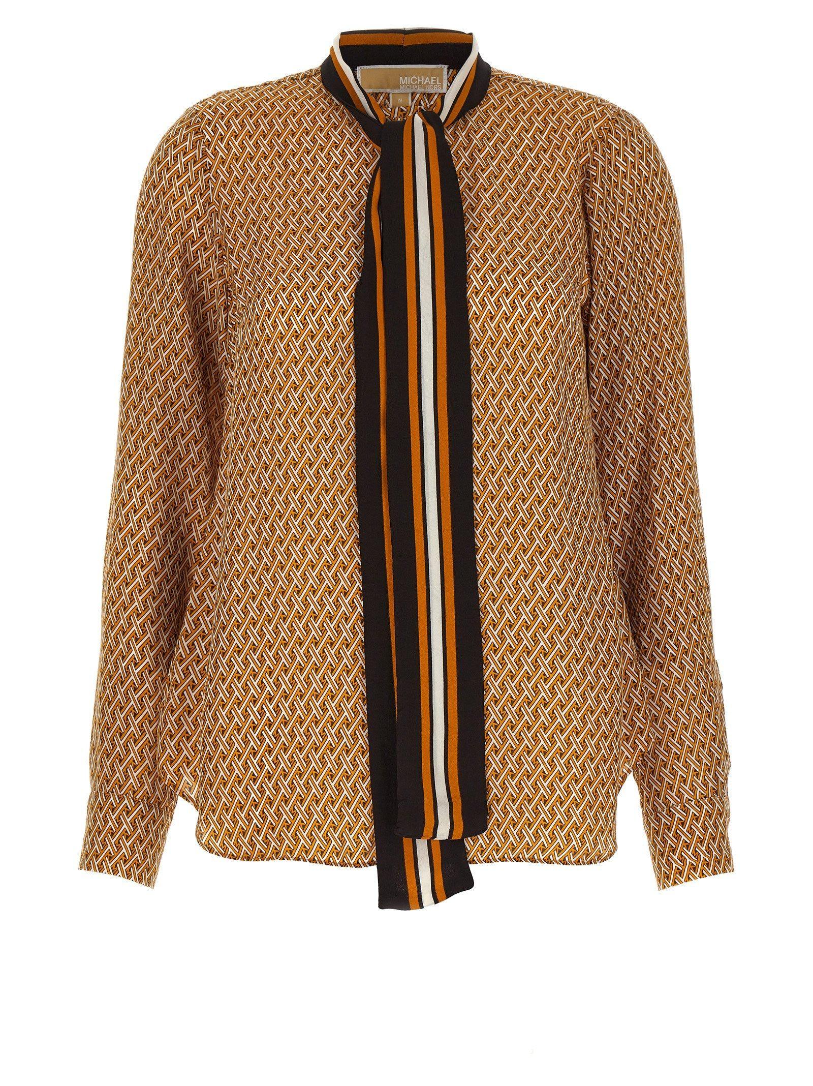 Michael kors silk shirt sale