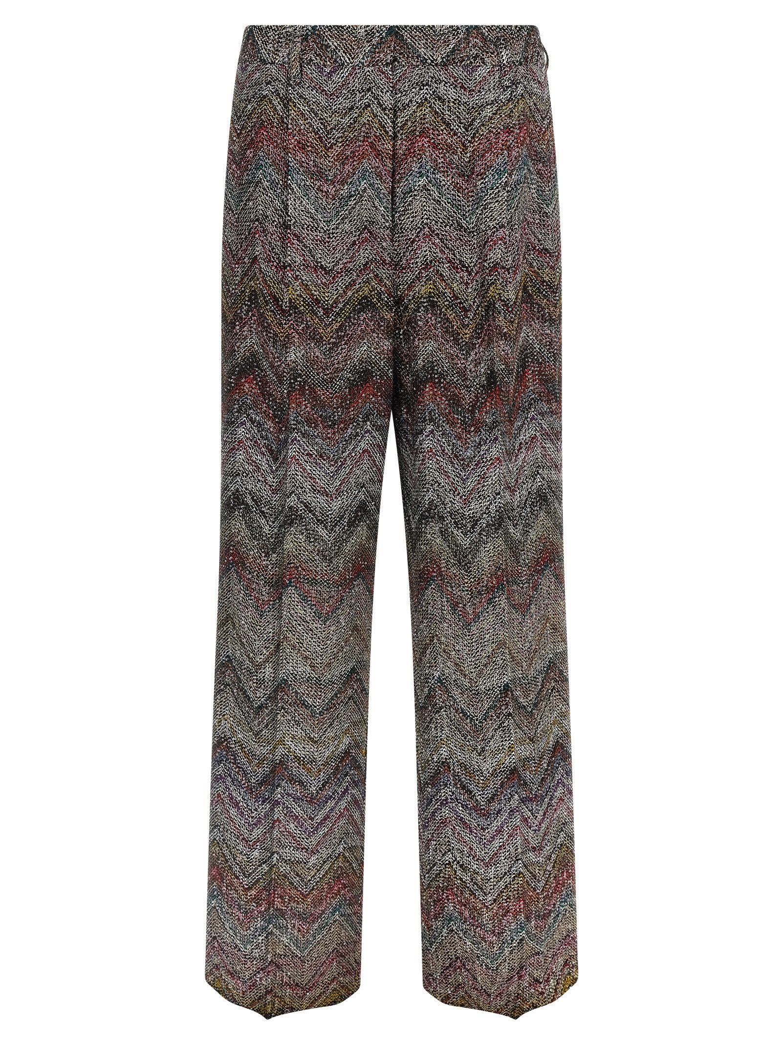MISSONI ラメニットパンツ Missoni Pants for Women | Online Sale up to 60% off | Lyst