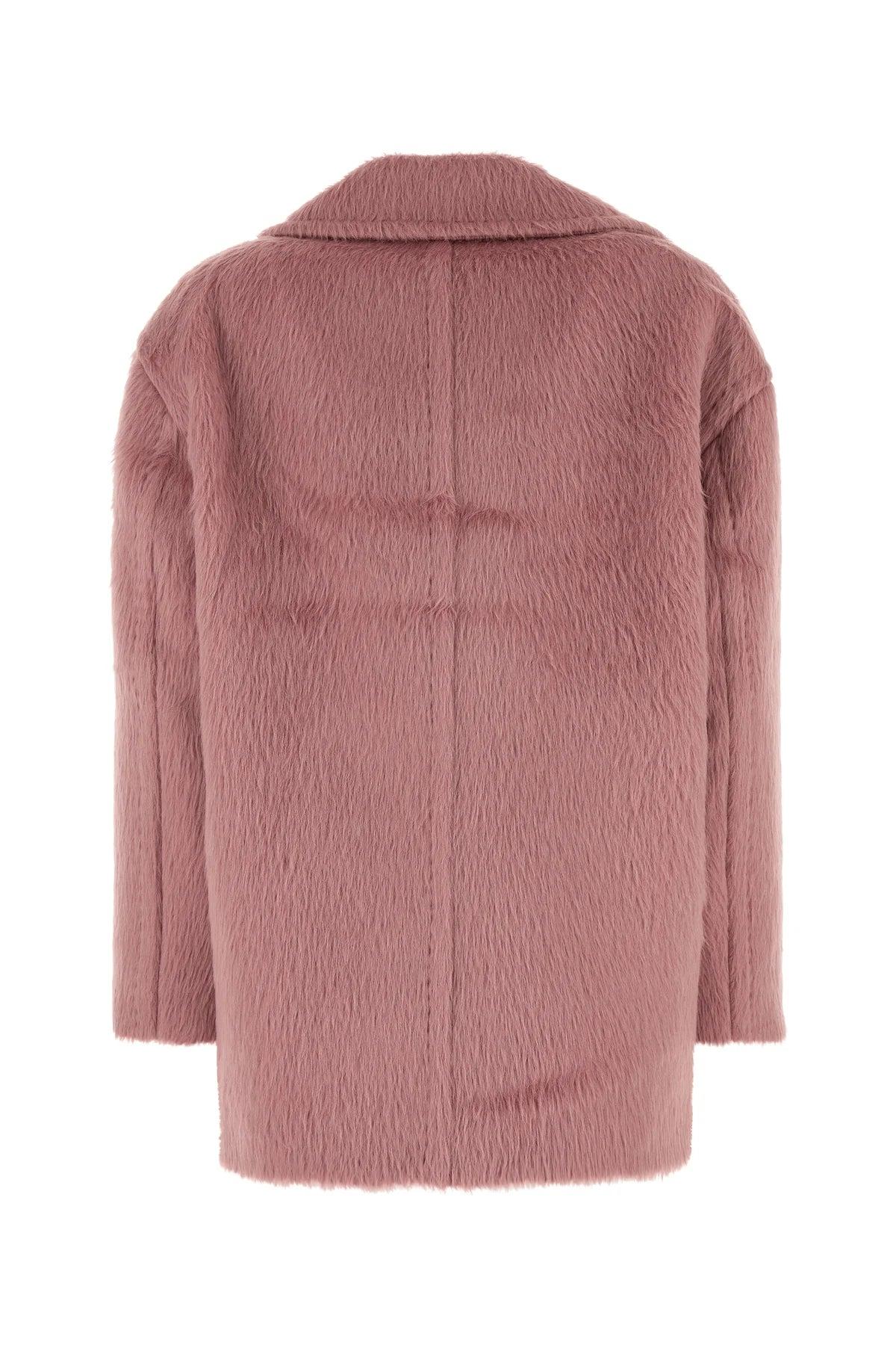 Max Mara Eco Fur Slam Coat in Natural | Lyst