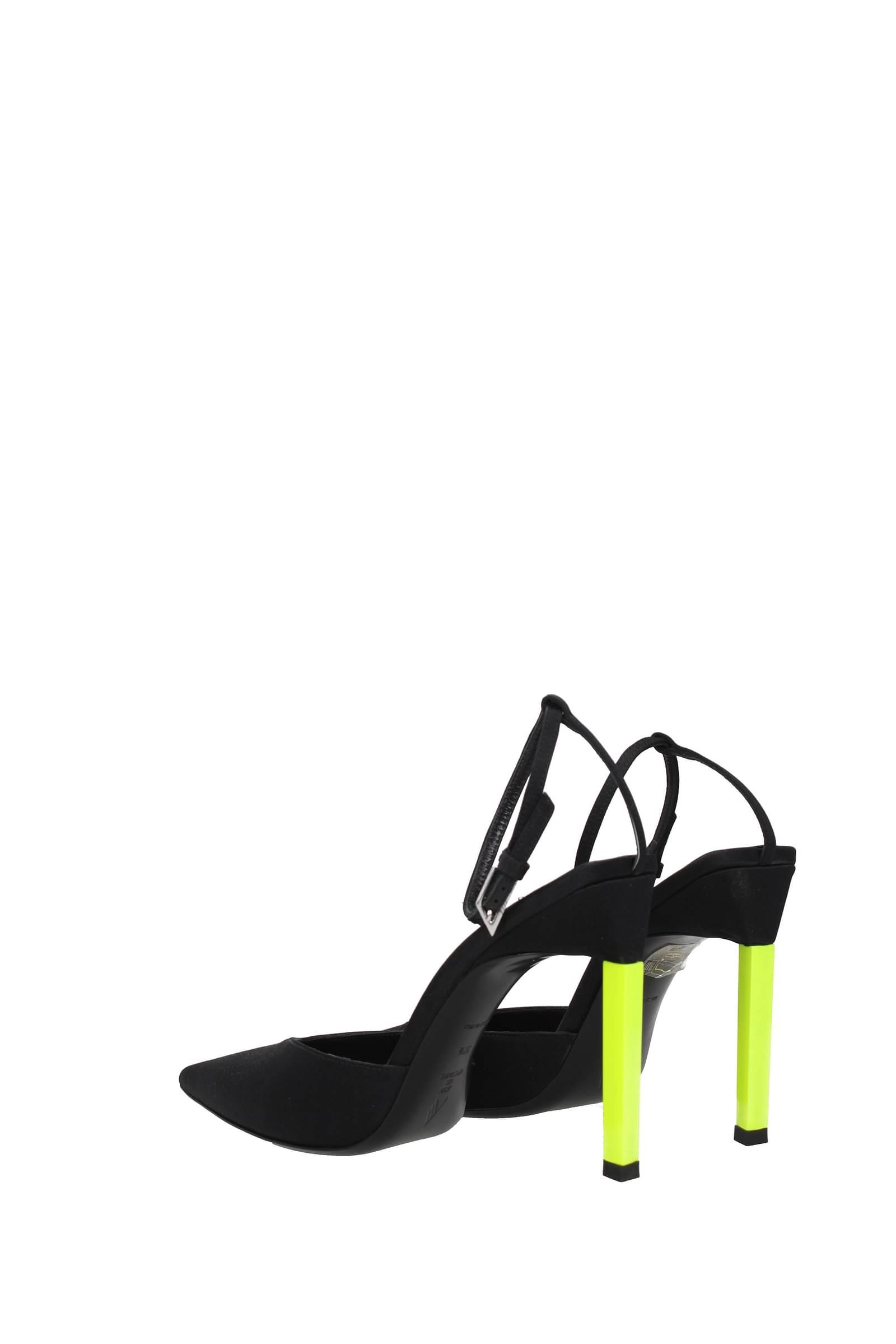 Black and lime green clearance heels