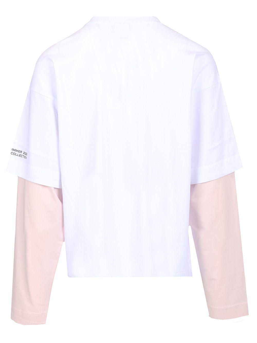 Dries Van Noten Hemmings Printed Double Sleeve T-Shirt in