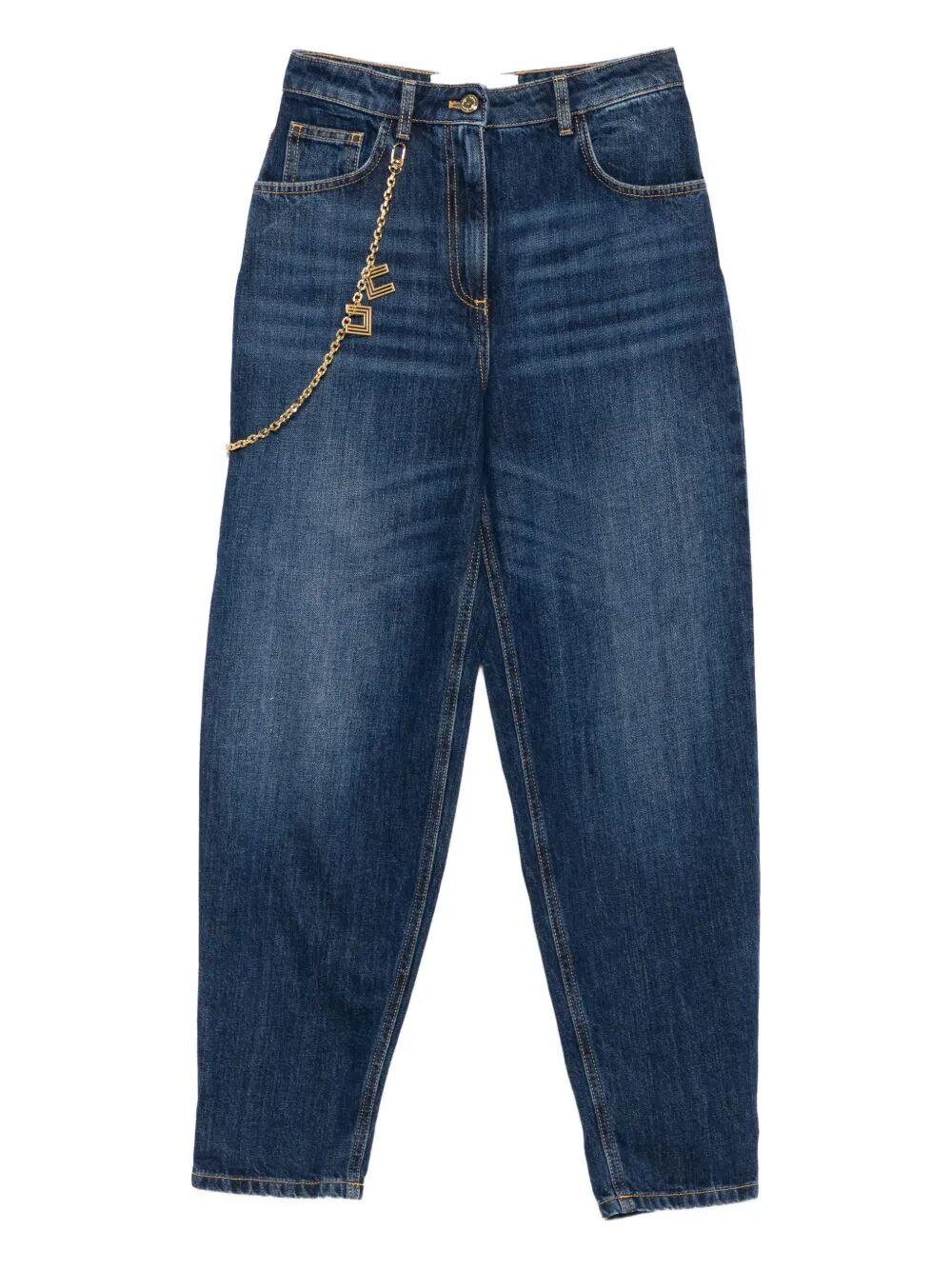 デニム・ジーパン Elisabetta Franchi Light Blue Cargo Jeans Cargo jeans with back zip | Elisabetta Franchi® Outlet