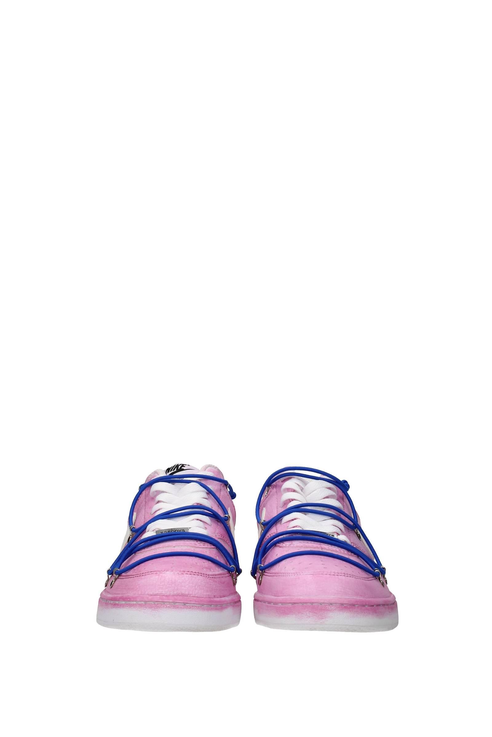 Nike Sneakers Leather Pink in Purple | Lyst