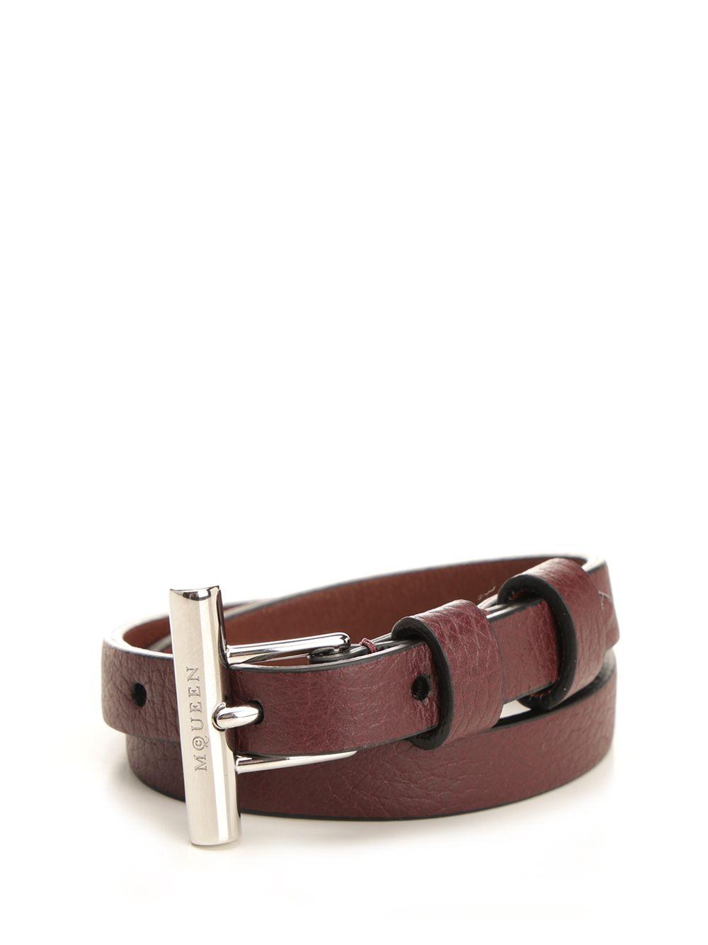ベルト Alexander Mcqueen Low Waist Belt McQueen Low Waist Belt Belts in Brown | Lyst
