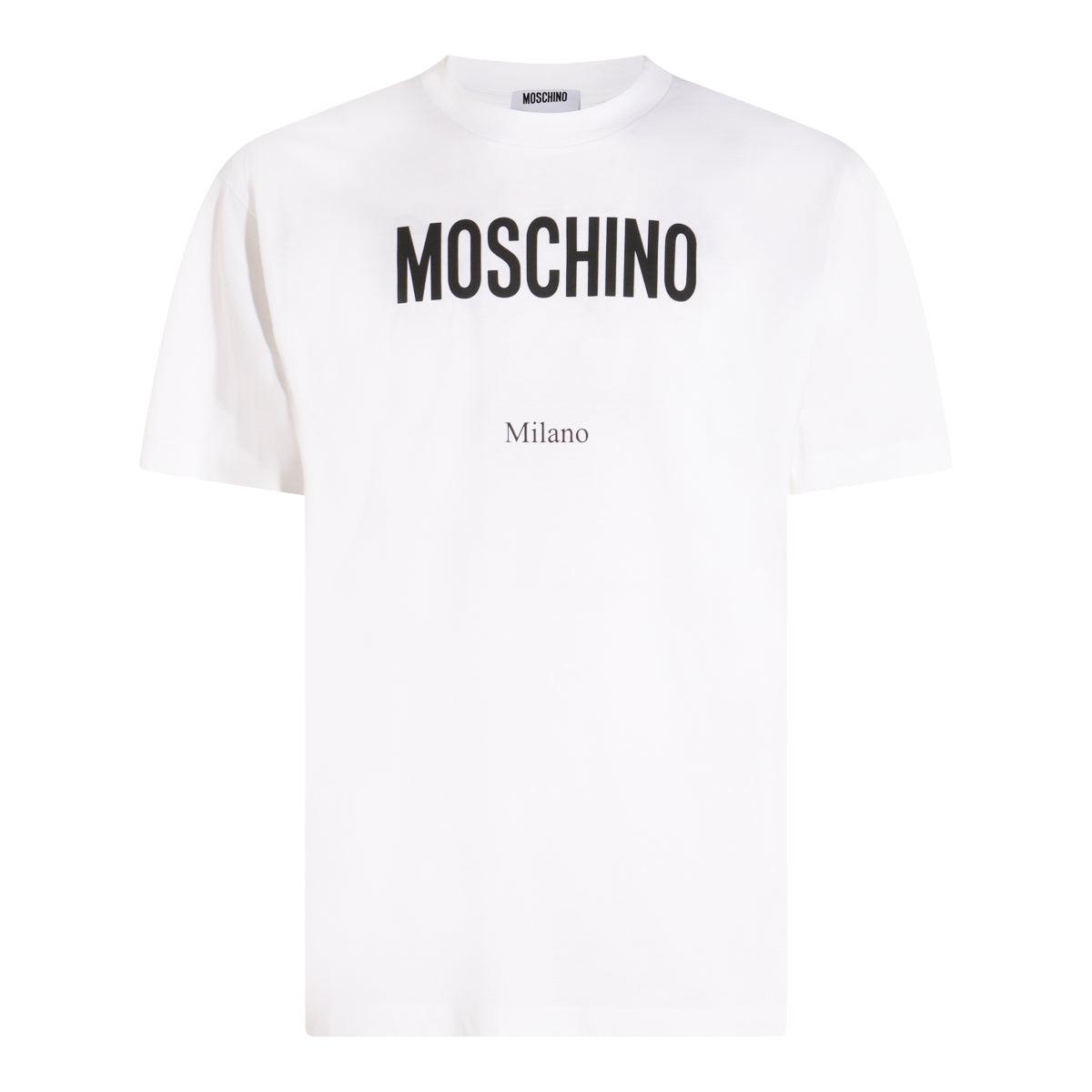 Tシャツ・カットソー Moschino FW25 Printed T-shirt (V07255541 1001) T-shirt Chimpanzee Print | Moschino