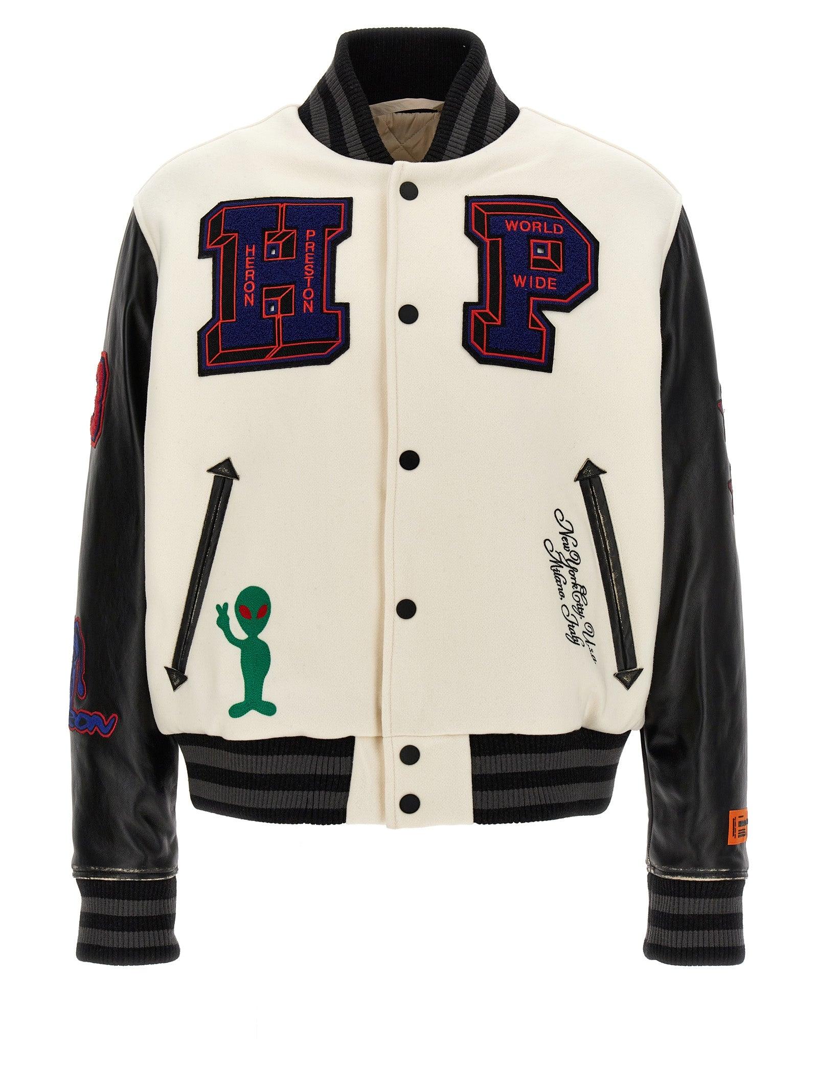 Heron Preston Patches Varsity Jacket - Farfetch