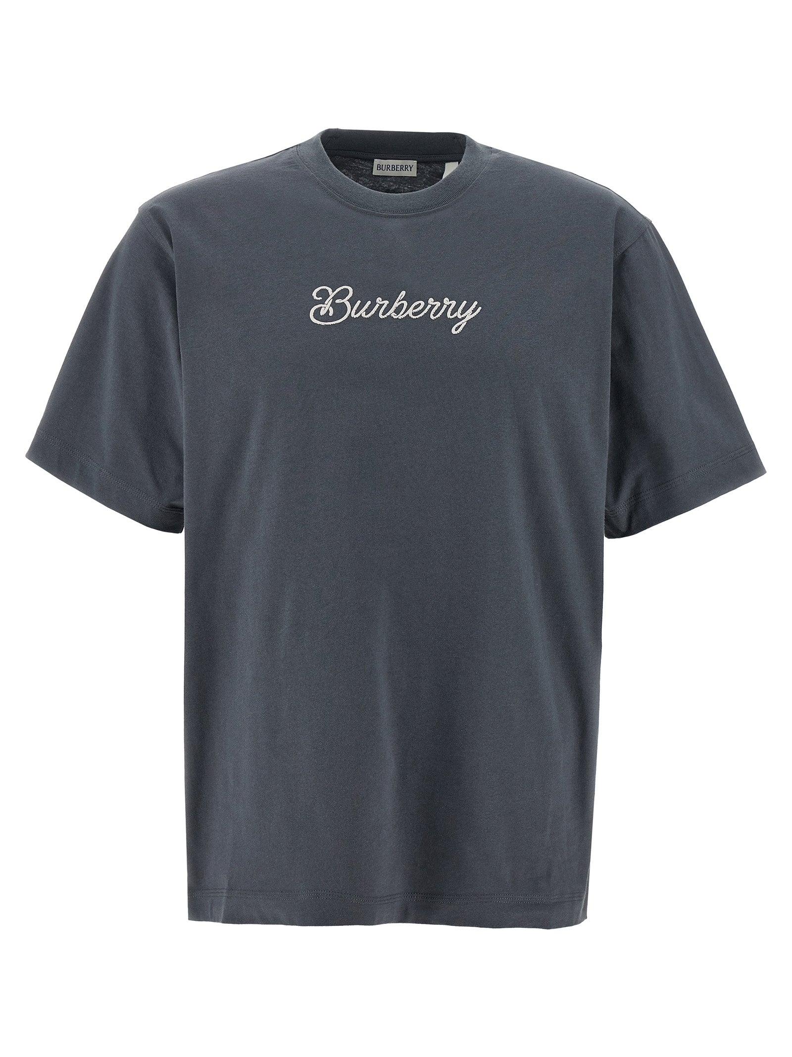 Tシャツ・カットソー BURBERRY 'Stile Surfista Knight' T-shirt Burberry 'Stile Surfista Knight' T-Shirt in Blue for Men | Lyst