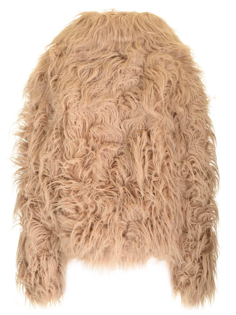 ムートン・ファーコート BECAGLI MOHAIR FUR SINGLE-BREASTED JACKET Shop BECAGLI Online | Sale & New Season | Lyst