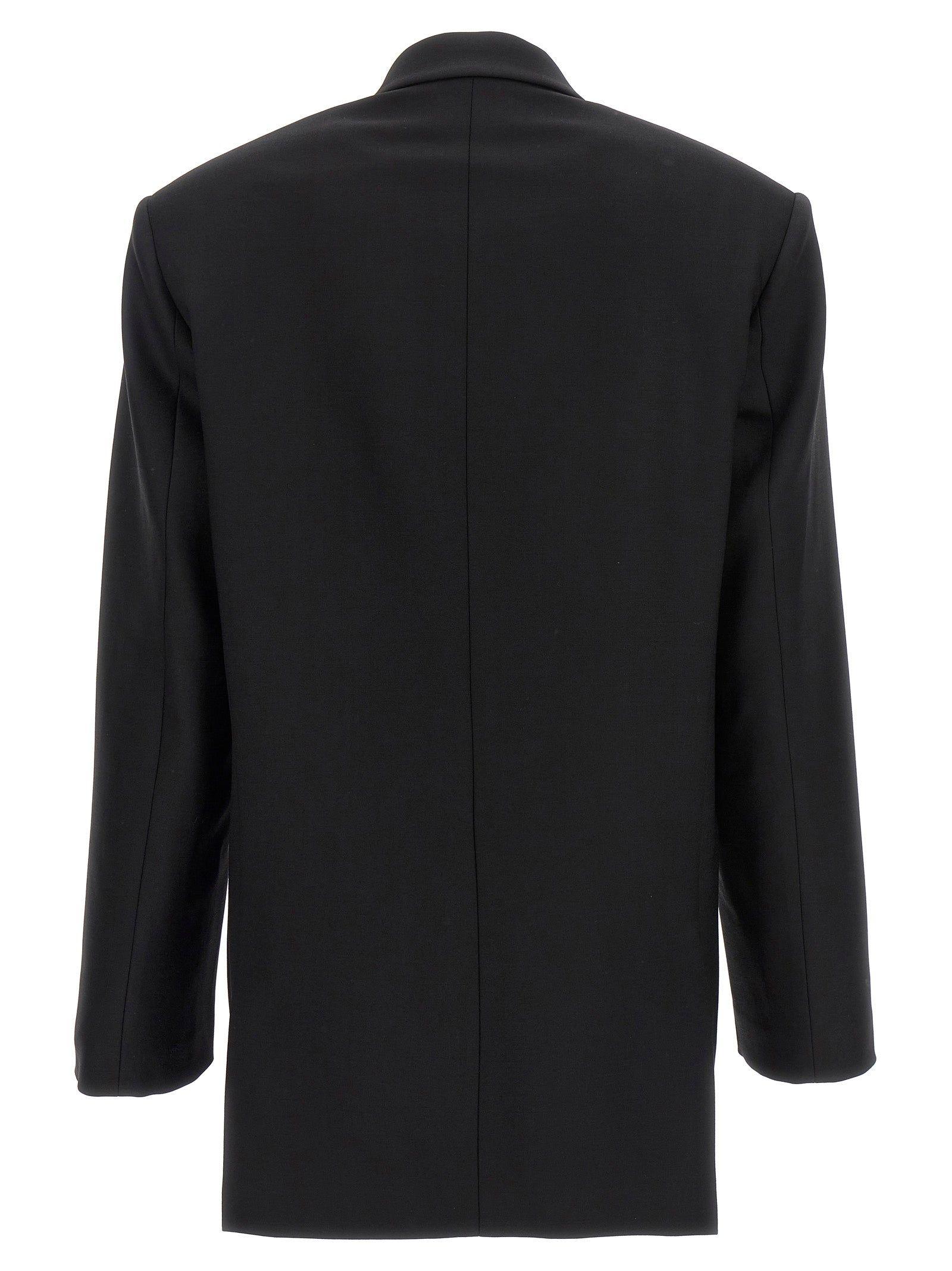 Een computer gebruiken Ophef vreugde David Koma Tailored Tuxedo Jackets in Black | Lyst