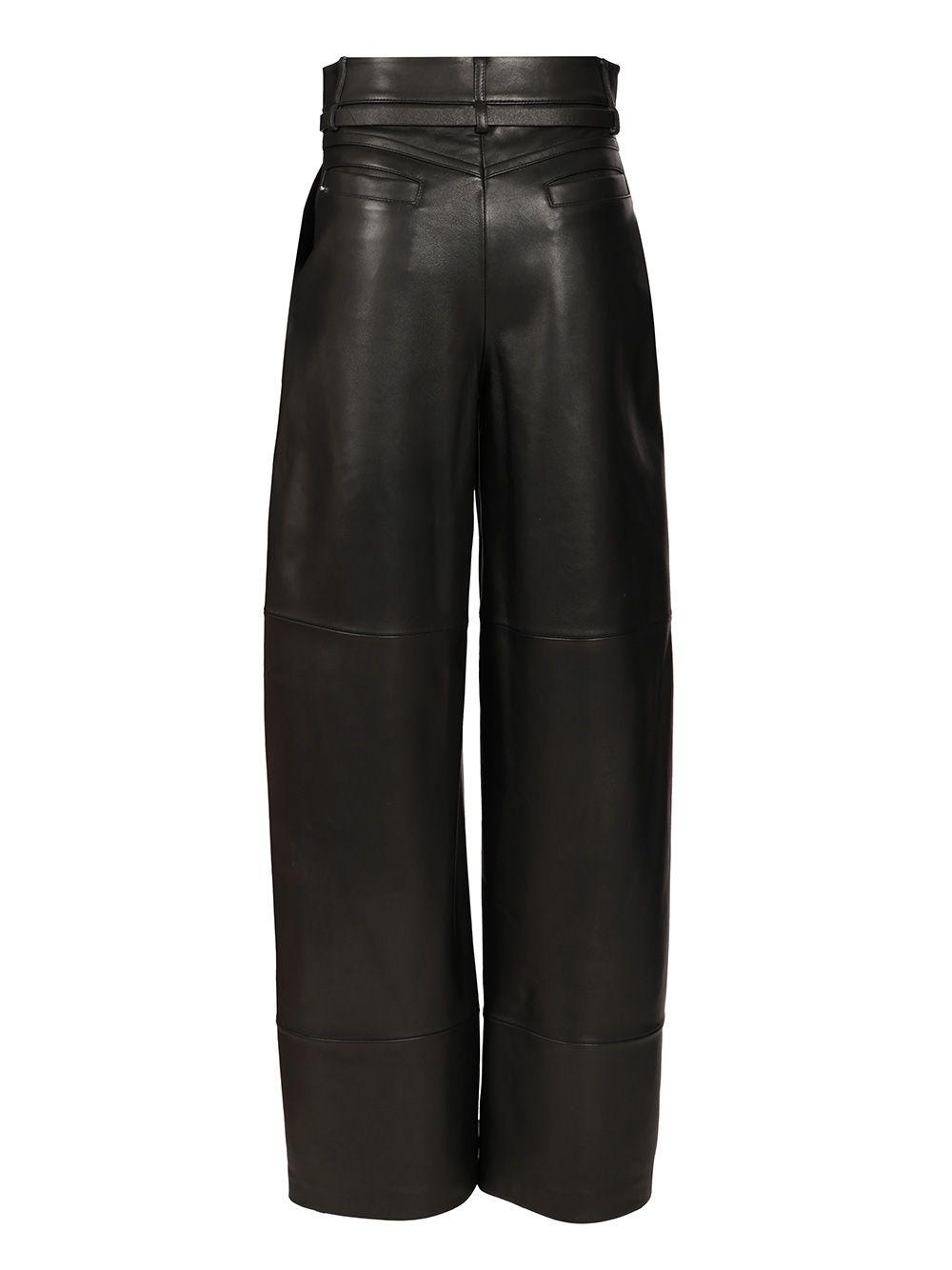 パンツ SPORTMAX SIAMESE - Low-waisted oversize trousers Sportmax Siamese Low-Waisted Trousers In Brown - 20% Off