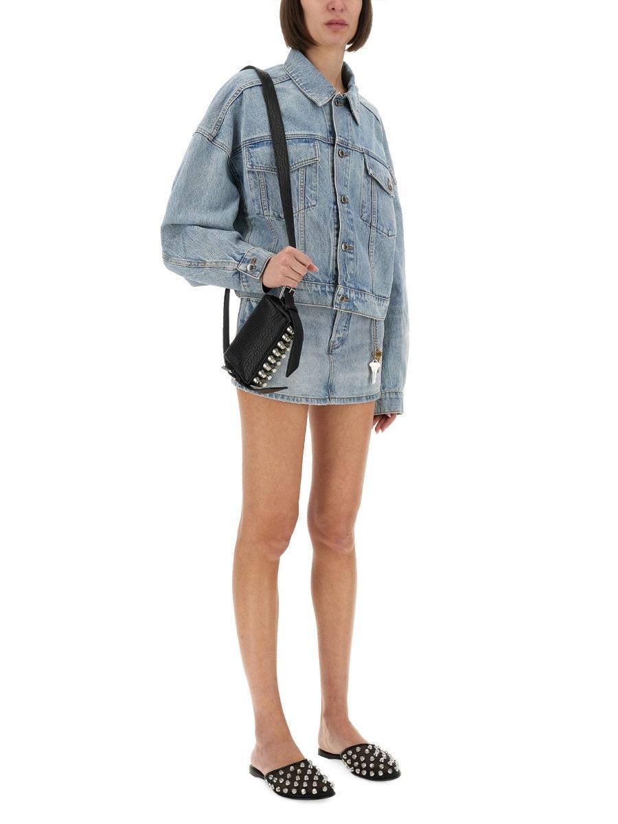 スカート ALEXANDER WANG DENIM SKORT WITH CHAIN BELT 4DC3255824470CB.jpg
