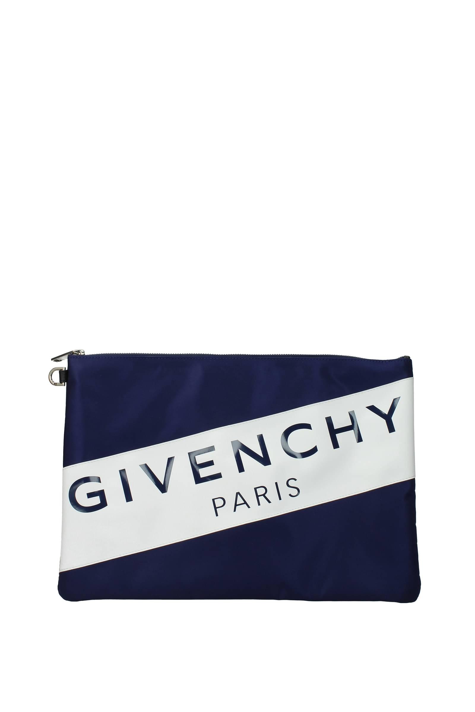 Givenchy Clutches Fabric Blue Blue Navy for Men | Lyst
