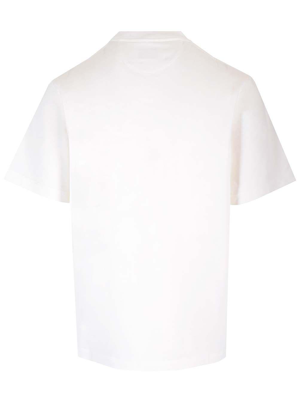 フェンディ コットンSkater fit Tシャツ ホワイト Fendi Skater Fit T-shirt White for Men | Lyst