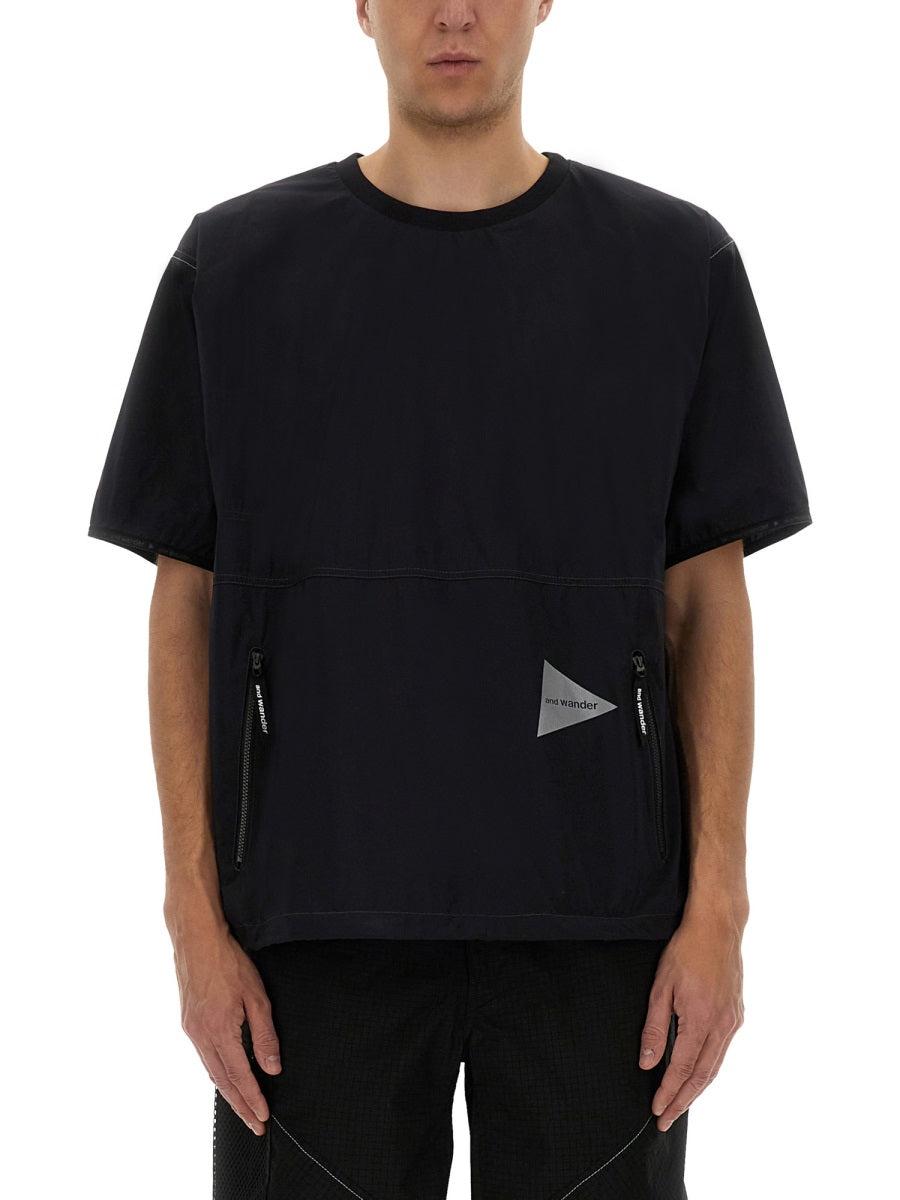 AND WANDER|SHORT-SLEEVED ROUND NECK T-SHIRTS (Pocket T and wander Short sleeve t-shirts for Men | Online Sale up to