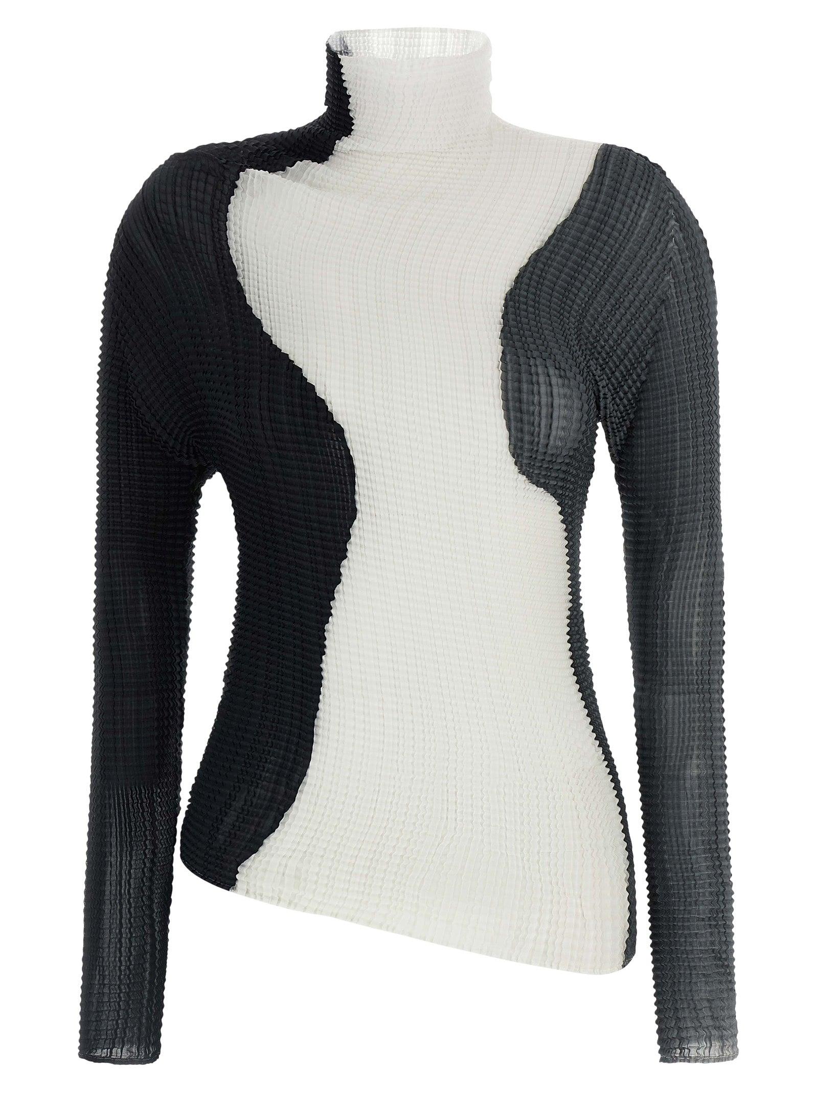sale【ISSEY MIYAKE】トップス Issey-Miyake-Fete-Black-
