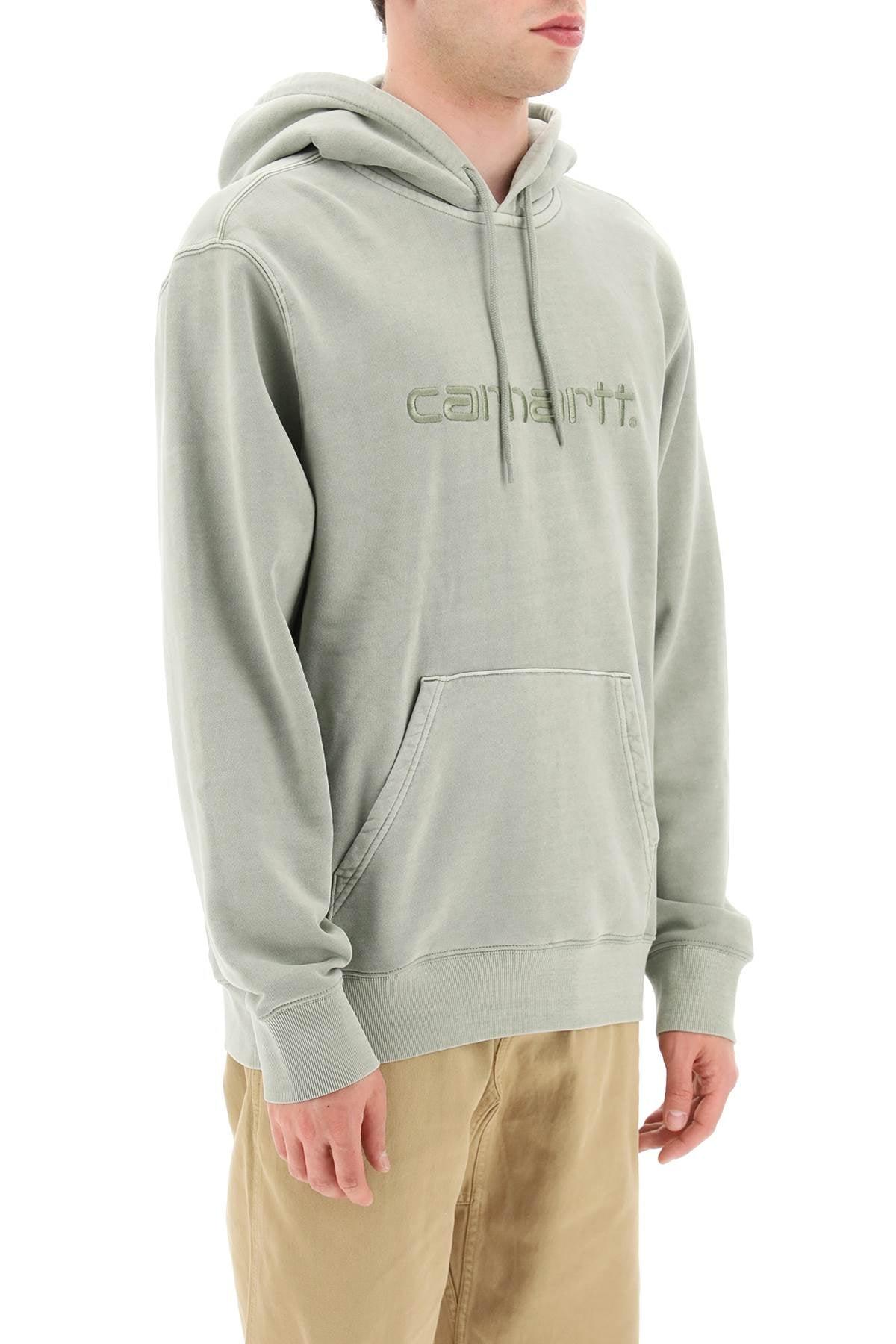 Carhartt WIP Hoodie With Logo Embroidery in Gray for Men | Lyst