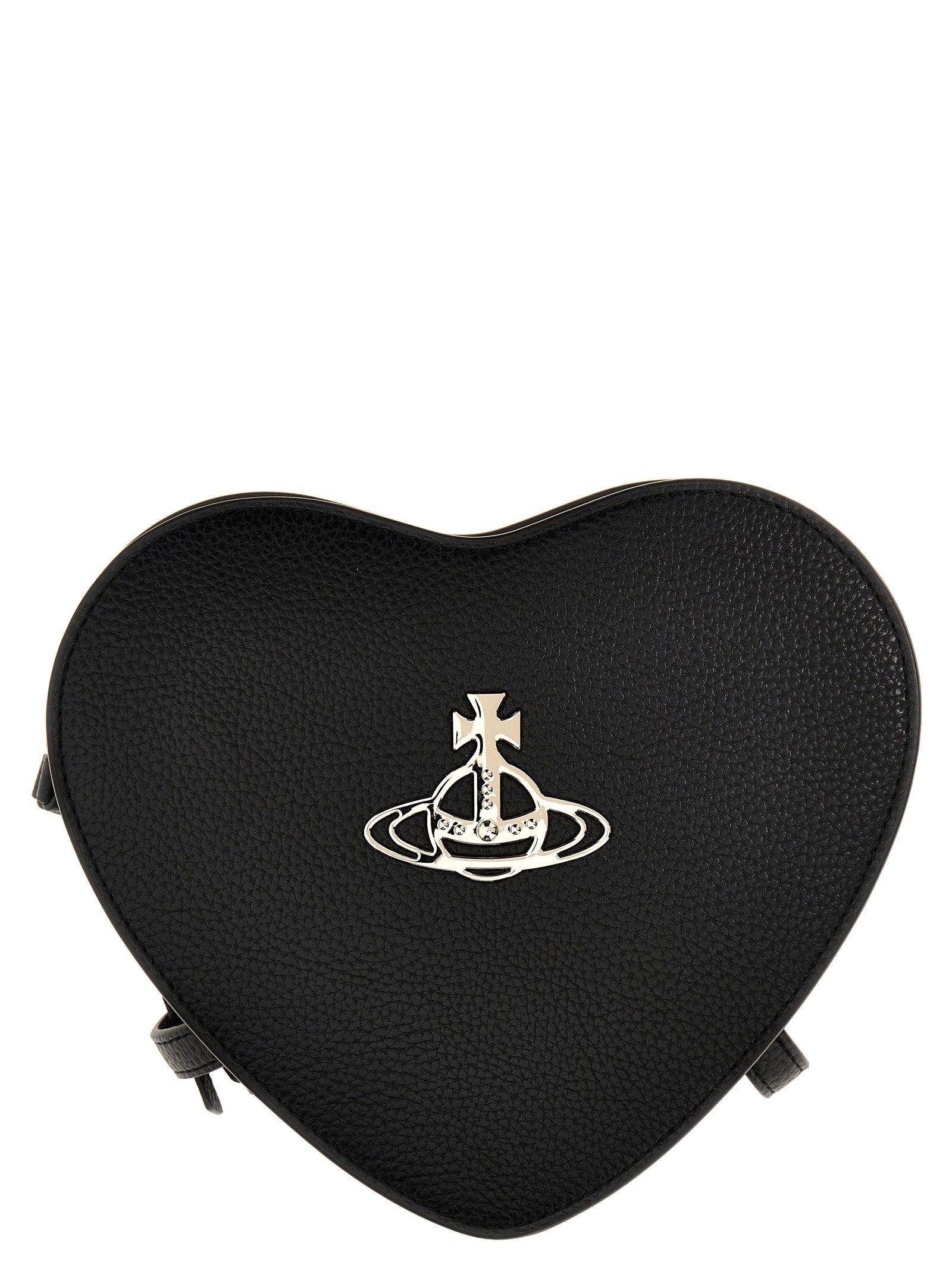 Vivienne Westwood Louise Heart Crossbody Bags in Black | Lyst