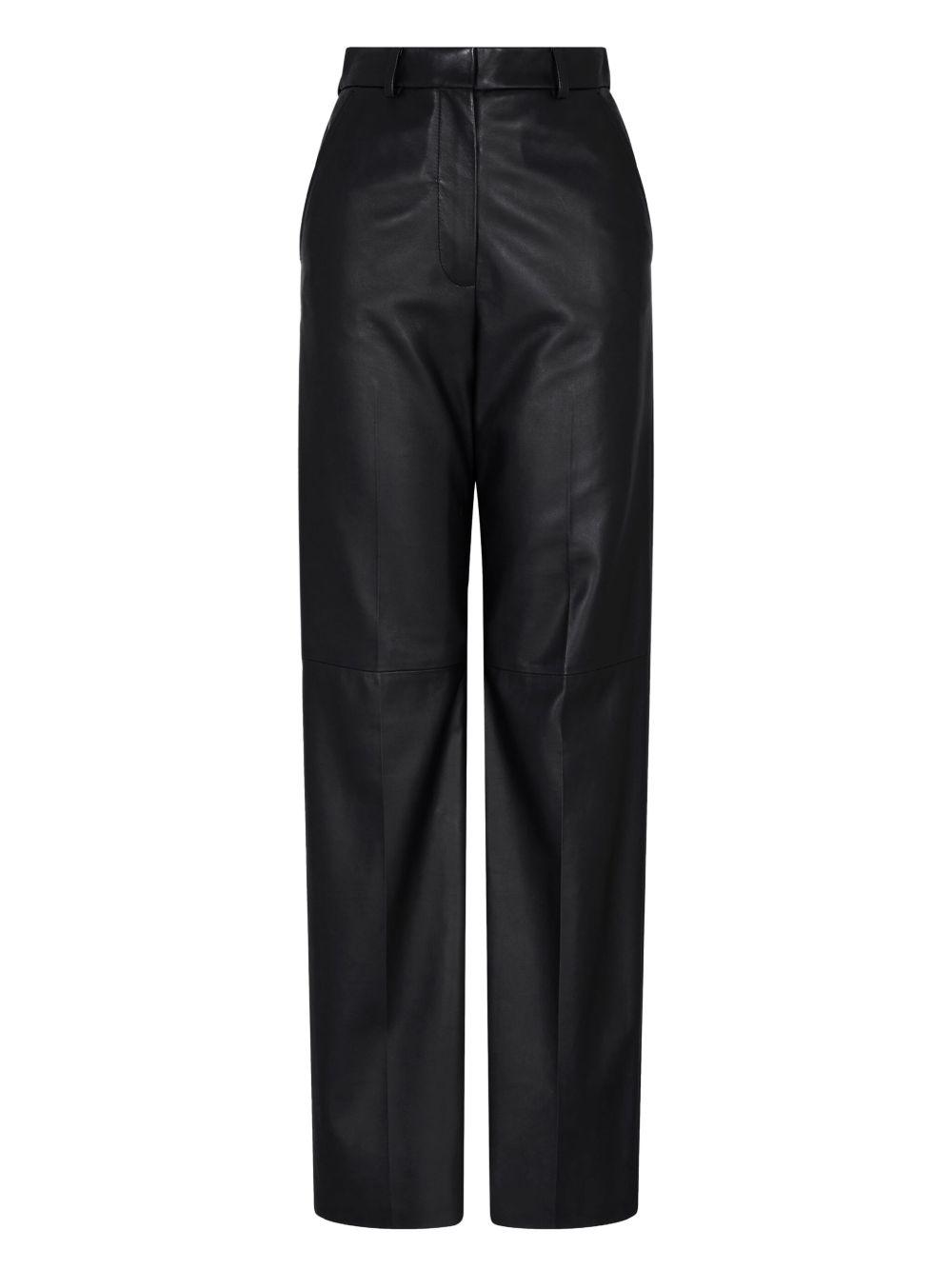 パンツ EMPORIO ARMANI Woman Pants Black 0NP01T02013 999 Emporio Armani women's pants in sablè stretch fabric